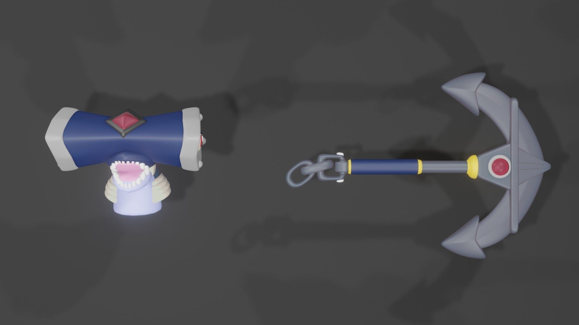 Metal Shark Player 3D model_5