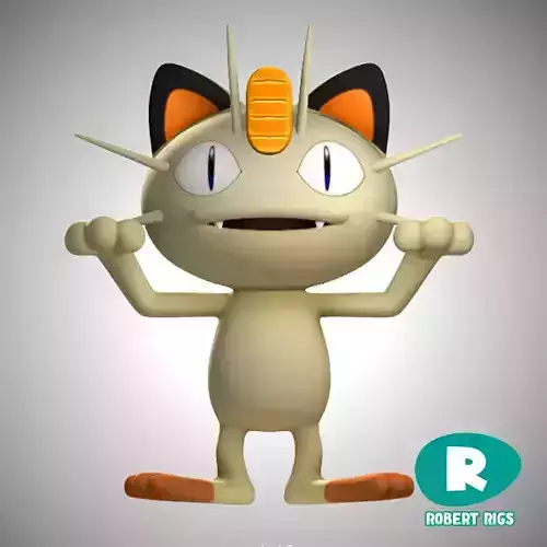 Meowth Pokemon Rigged 