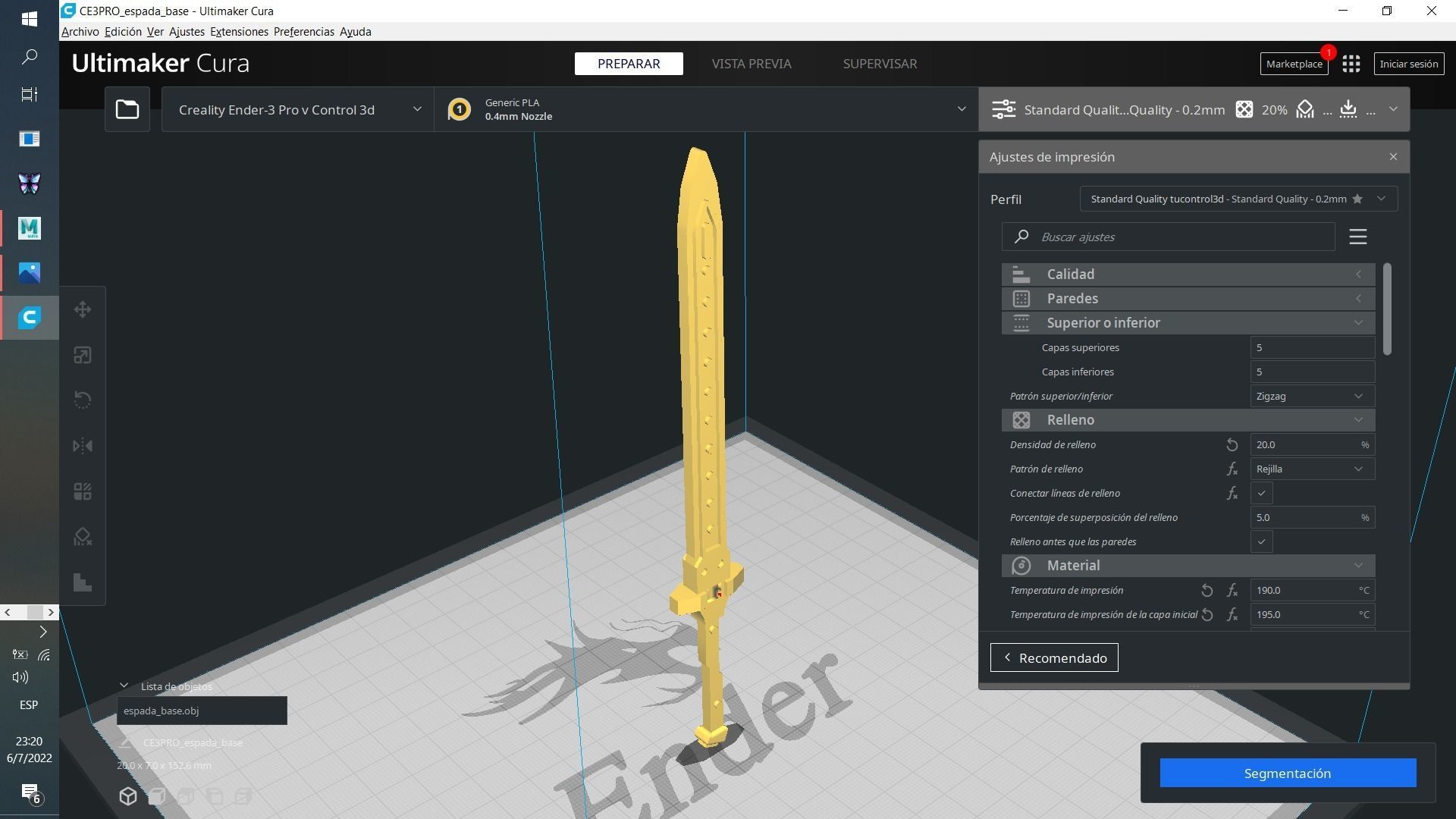 GUNDAM IBO GRACE BASIC SWORD 3D print model_4