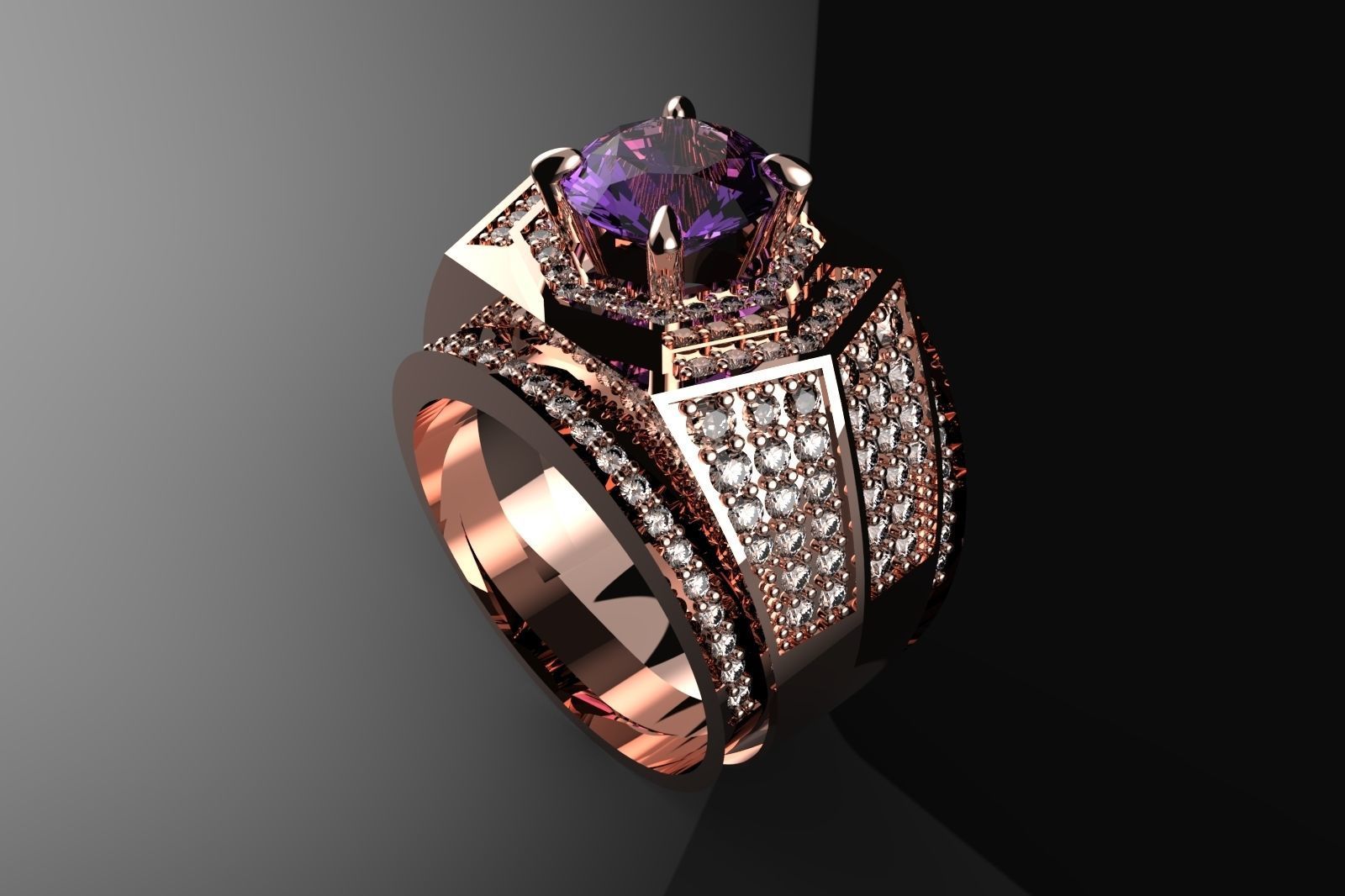 Men Ring 3D print model_1