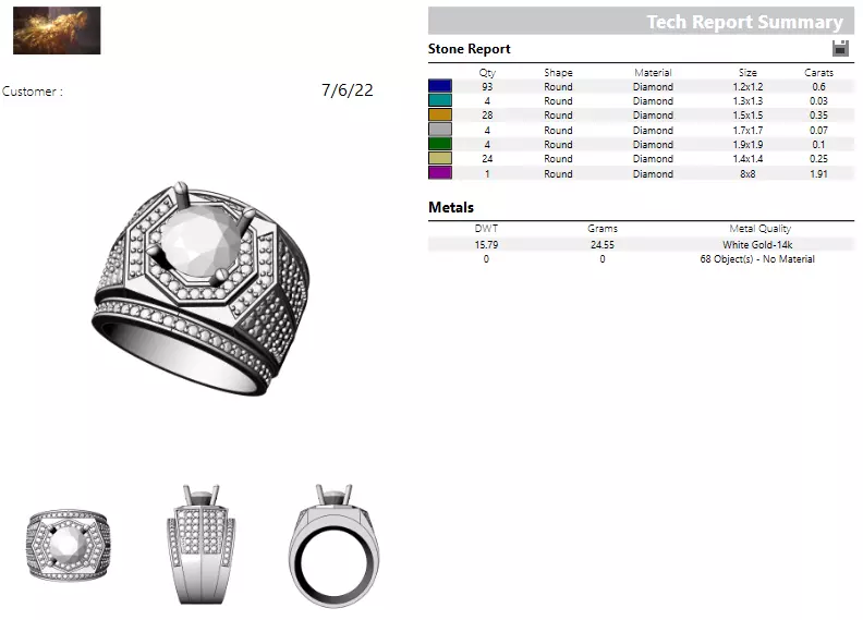 Men Ring 3D print model_0