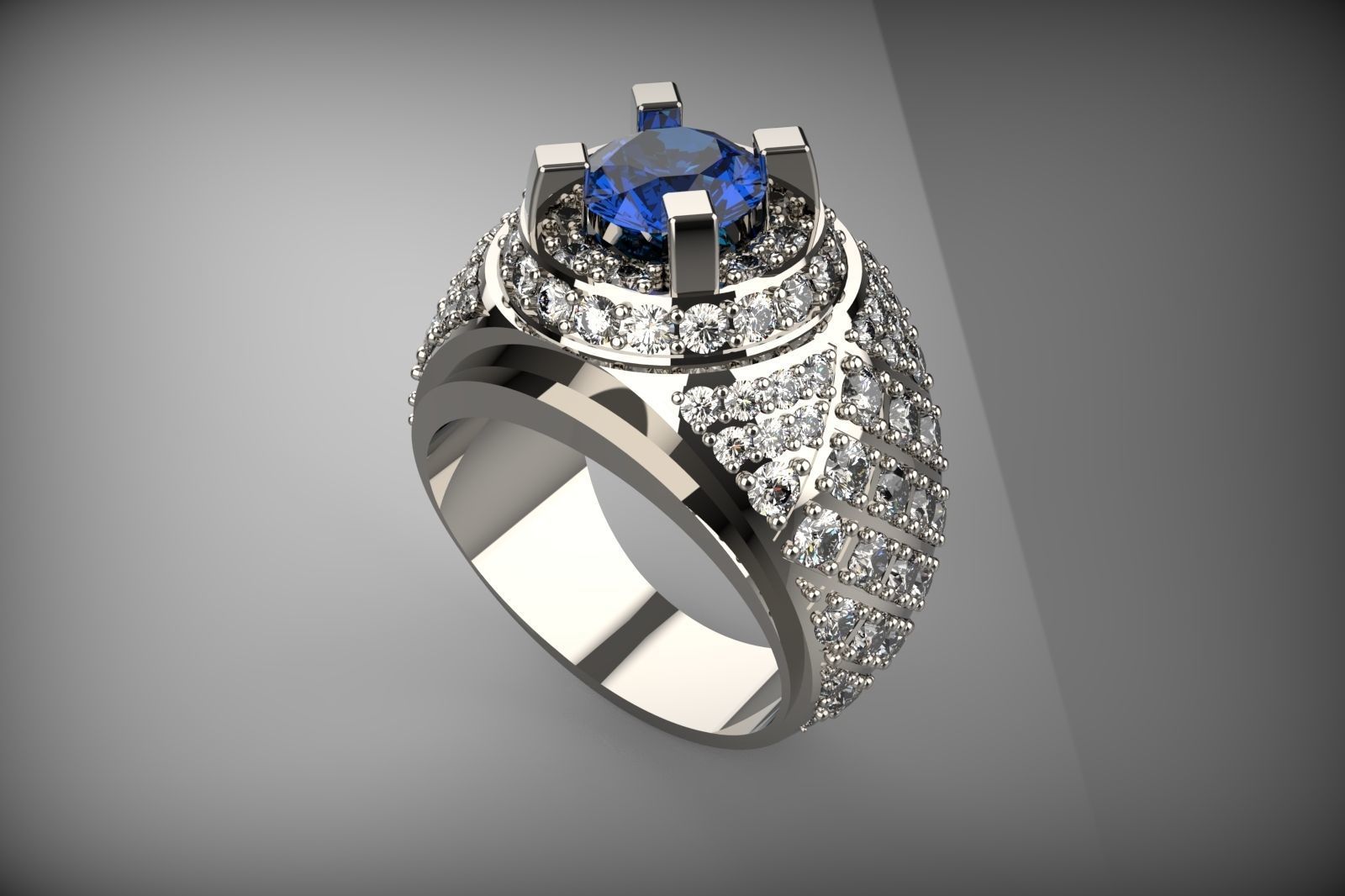 Men Ring 3D print model_2