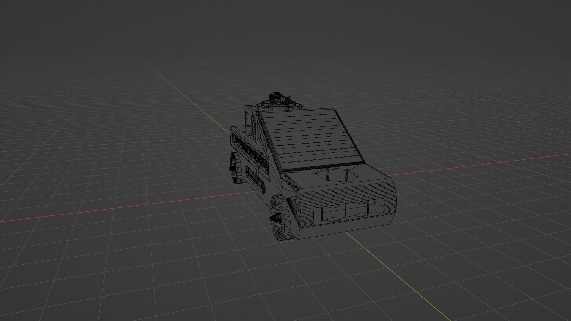 Sci-fi Car 3D model_6