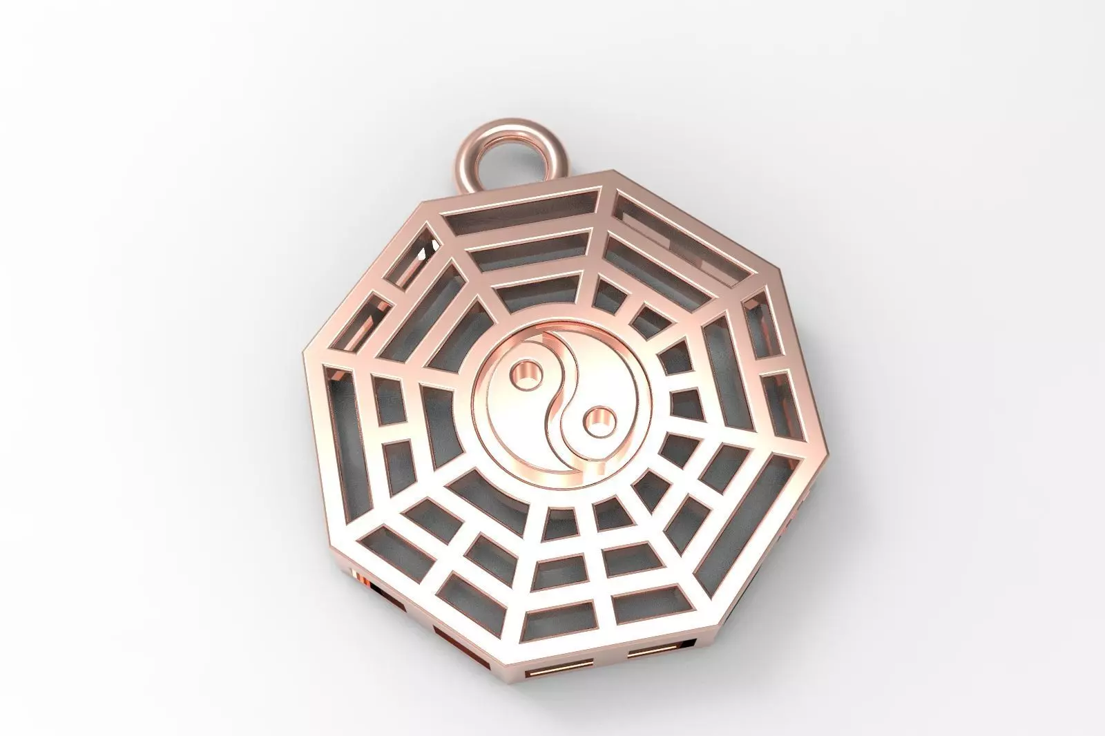 Yin Yang Pendant 3D print model