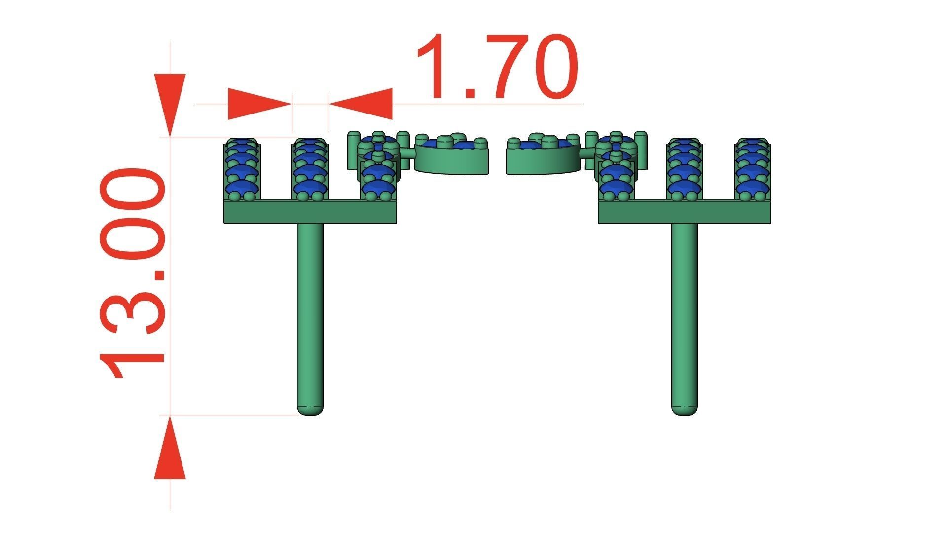 Diamond Earrings 3D print model_3