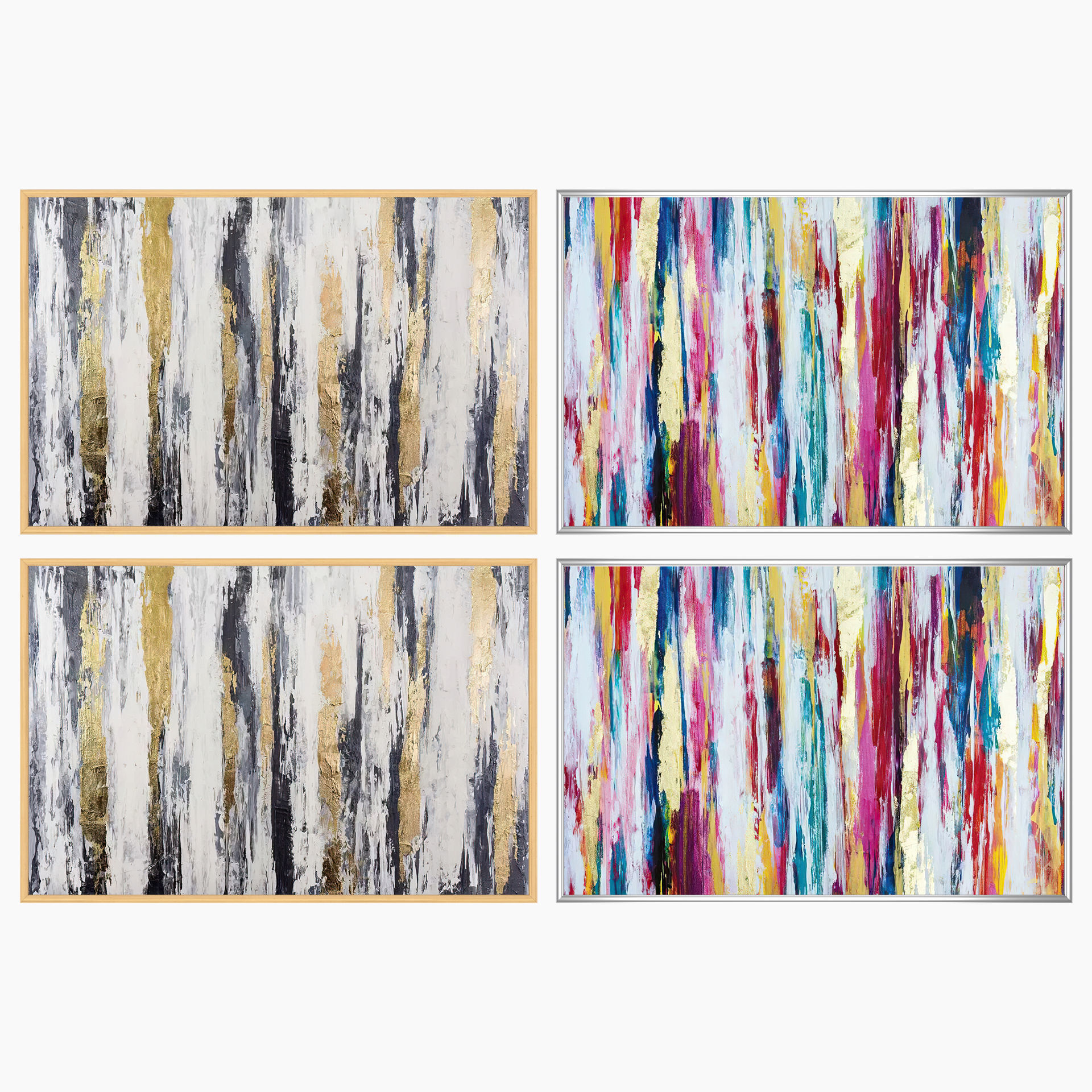 Wall Art Set 3693 3D model_2