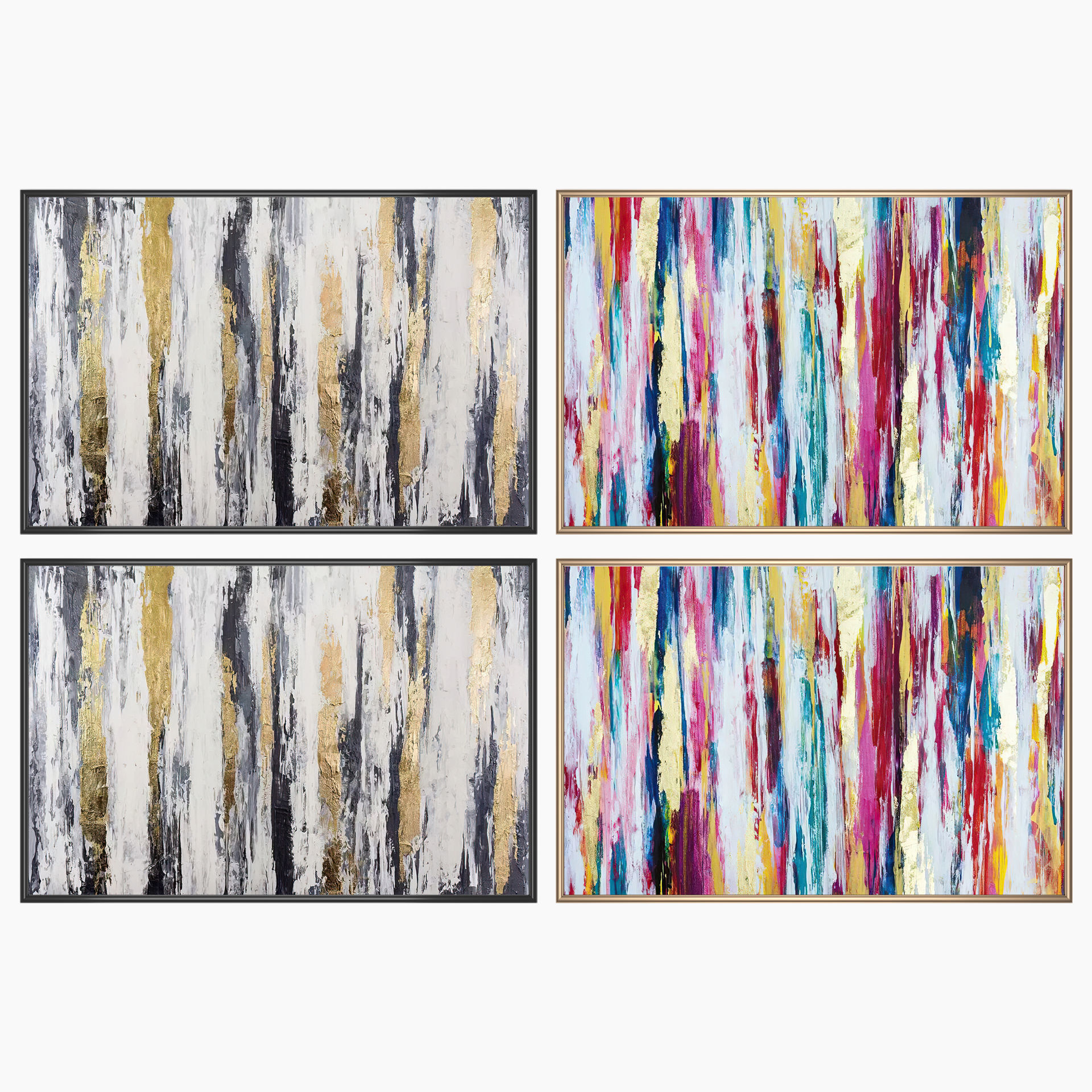 Wall Art Set 3693 3D model_1