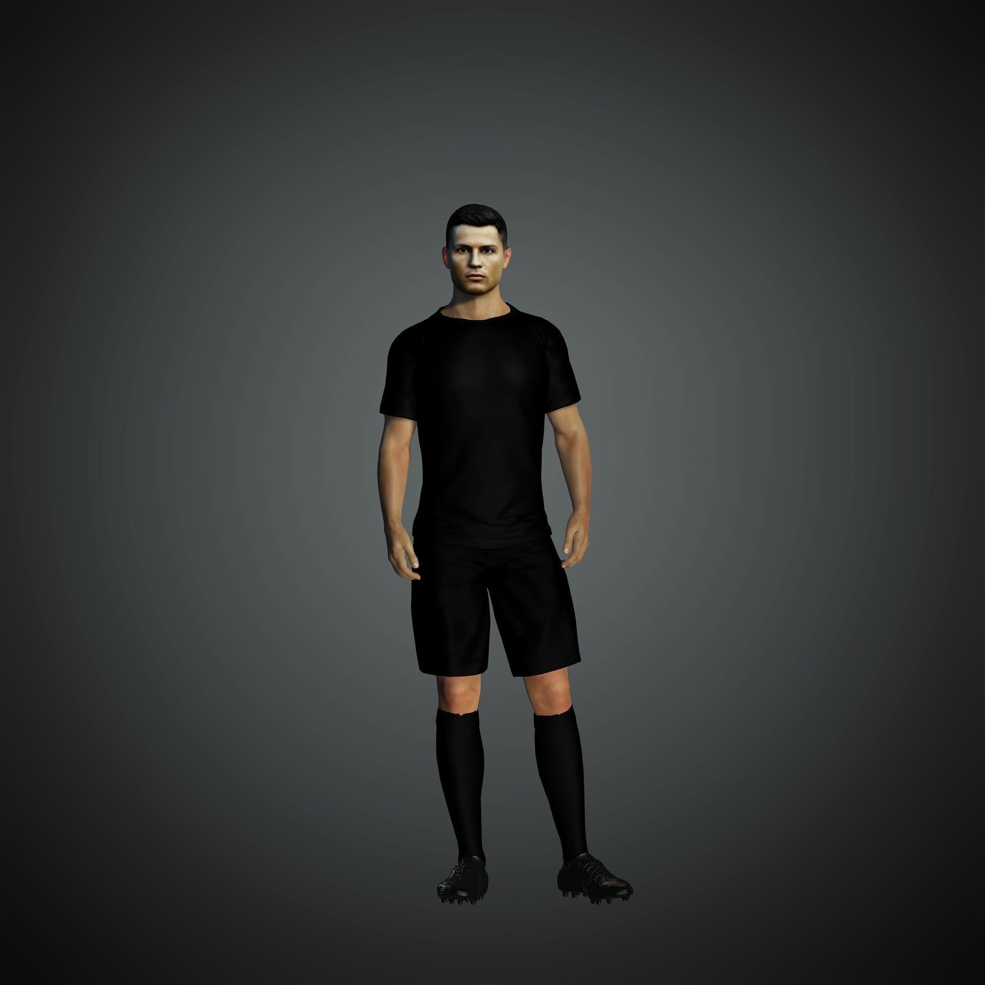 Cristiano Ronaldo 3D model_1