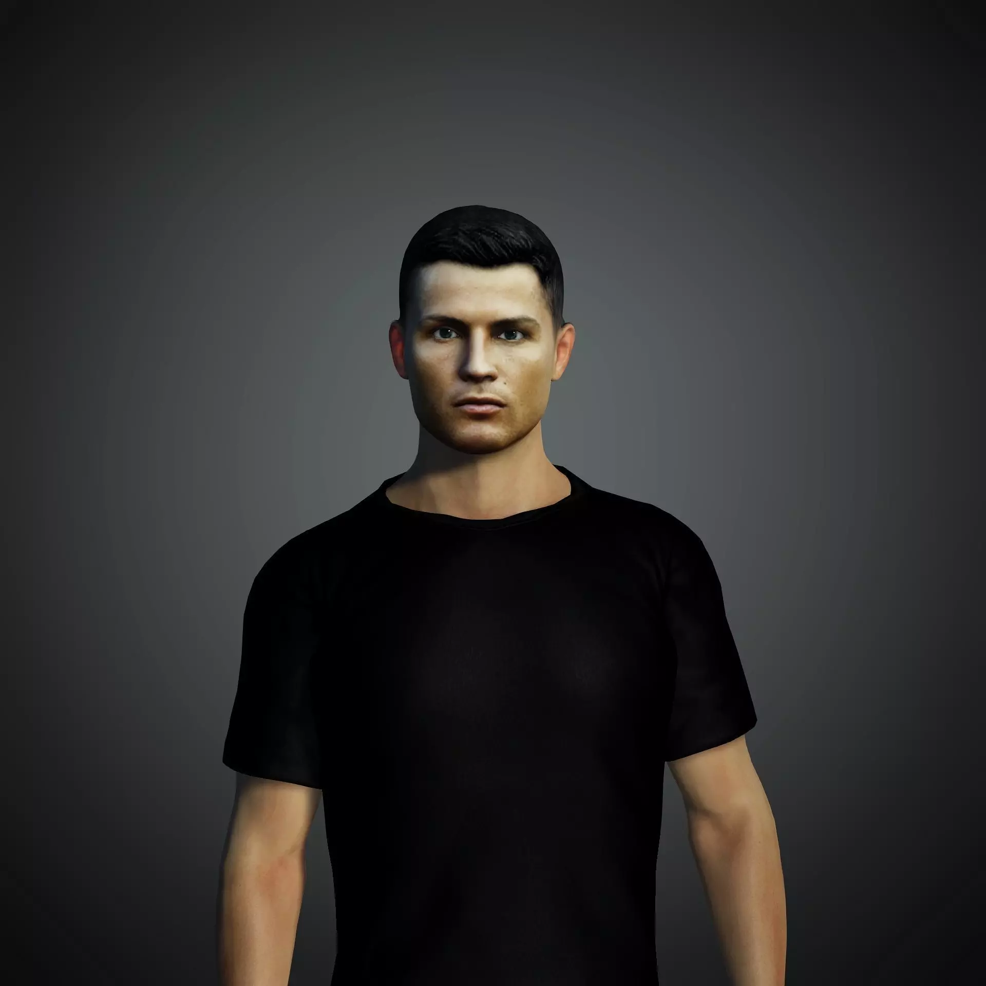 Cristiano Ronaldo 3D model_0