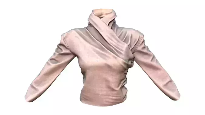 Gauze Wrap Top