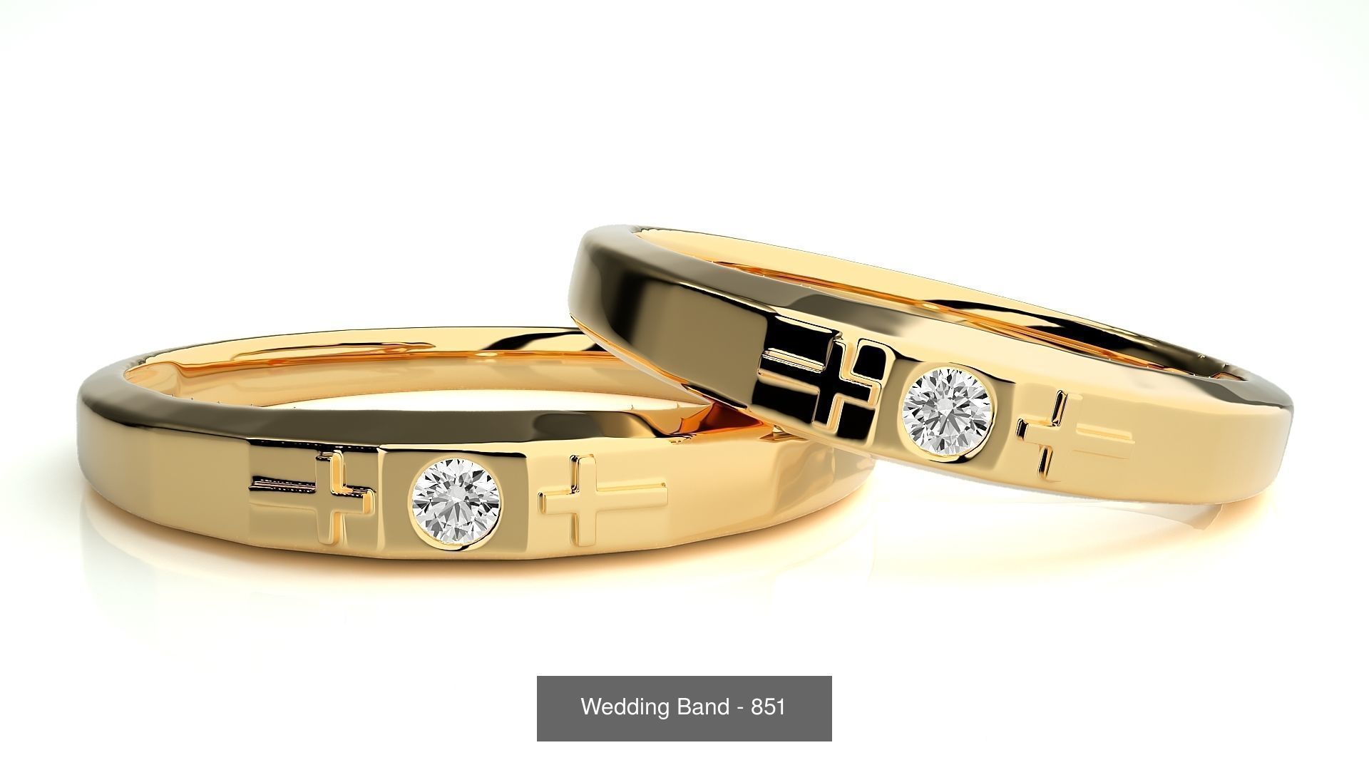 700 Wedding Band 3D Model Collection_179