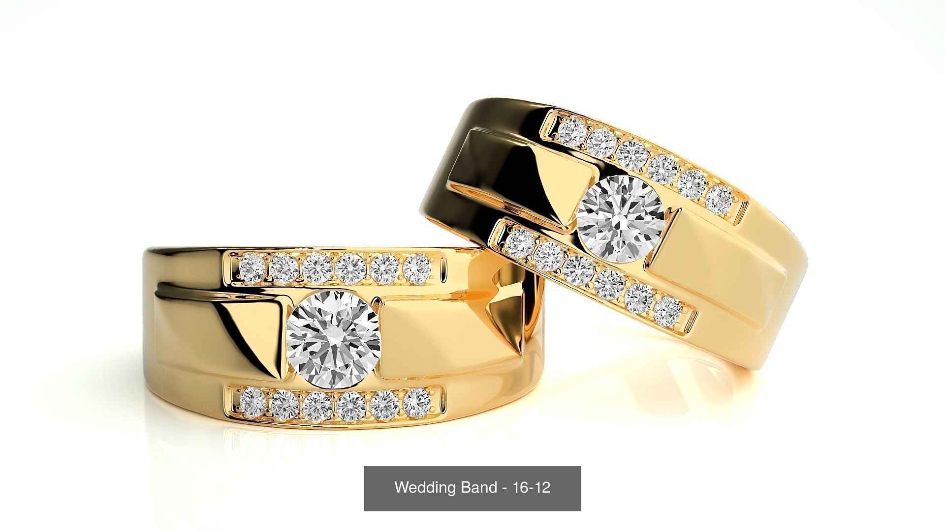 700 Wedding Band 3D Model Collection_24