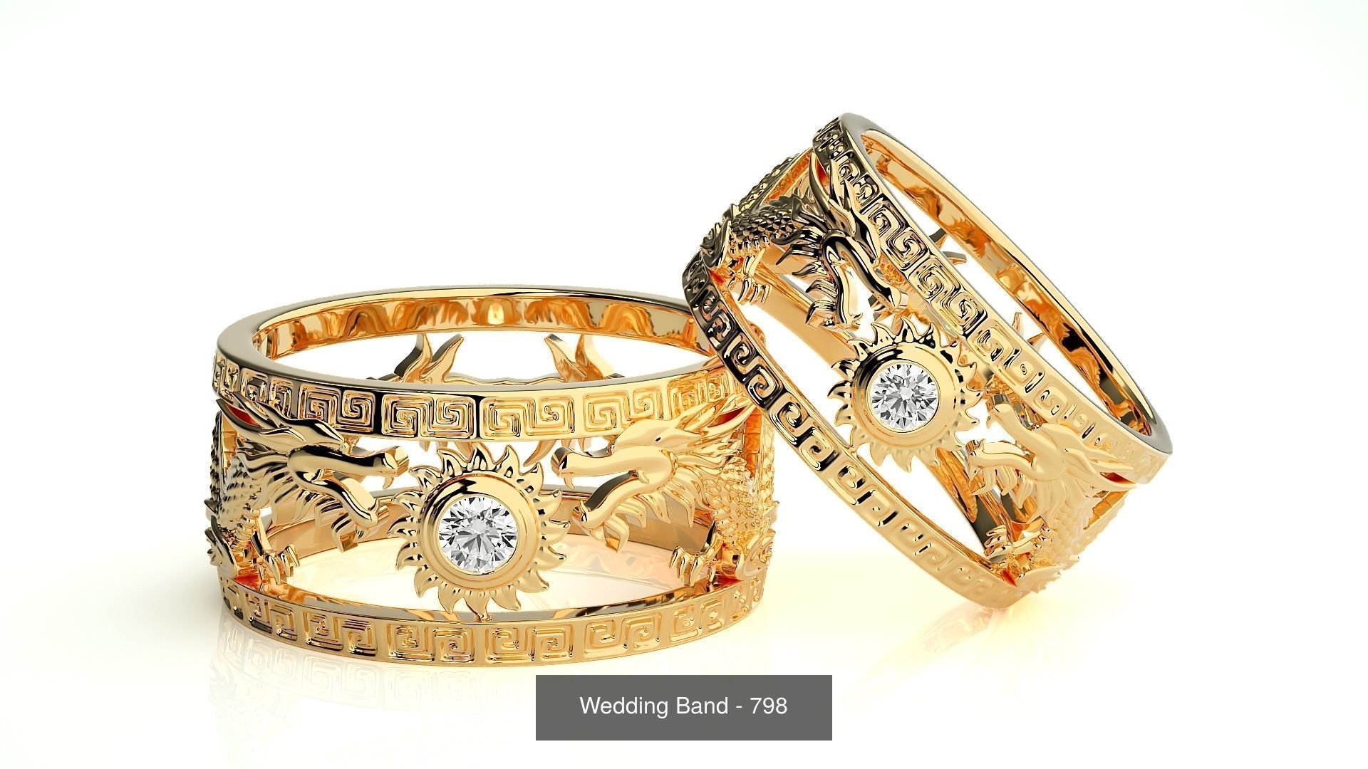 700 Wedding Band 3D Model Collection_152