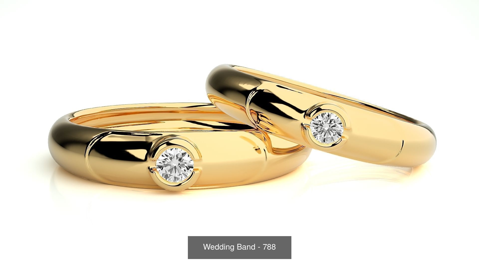 700 Wedding Band 3D Model Collection_142