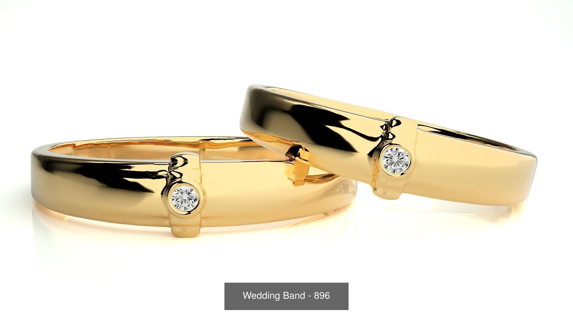 700 Wedding Band 3D Model Collection_231