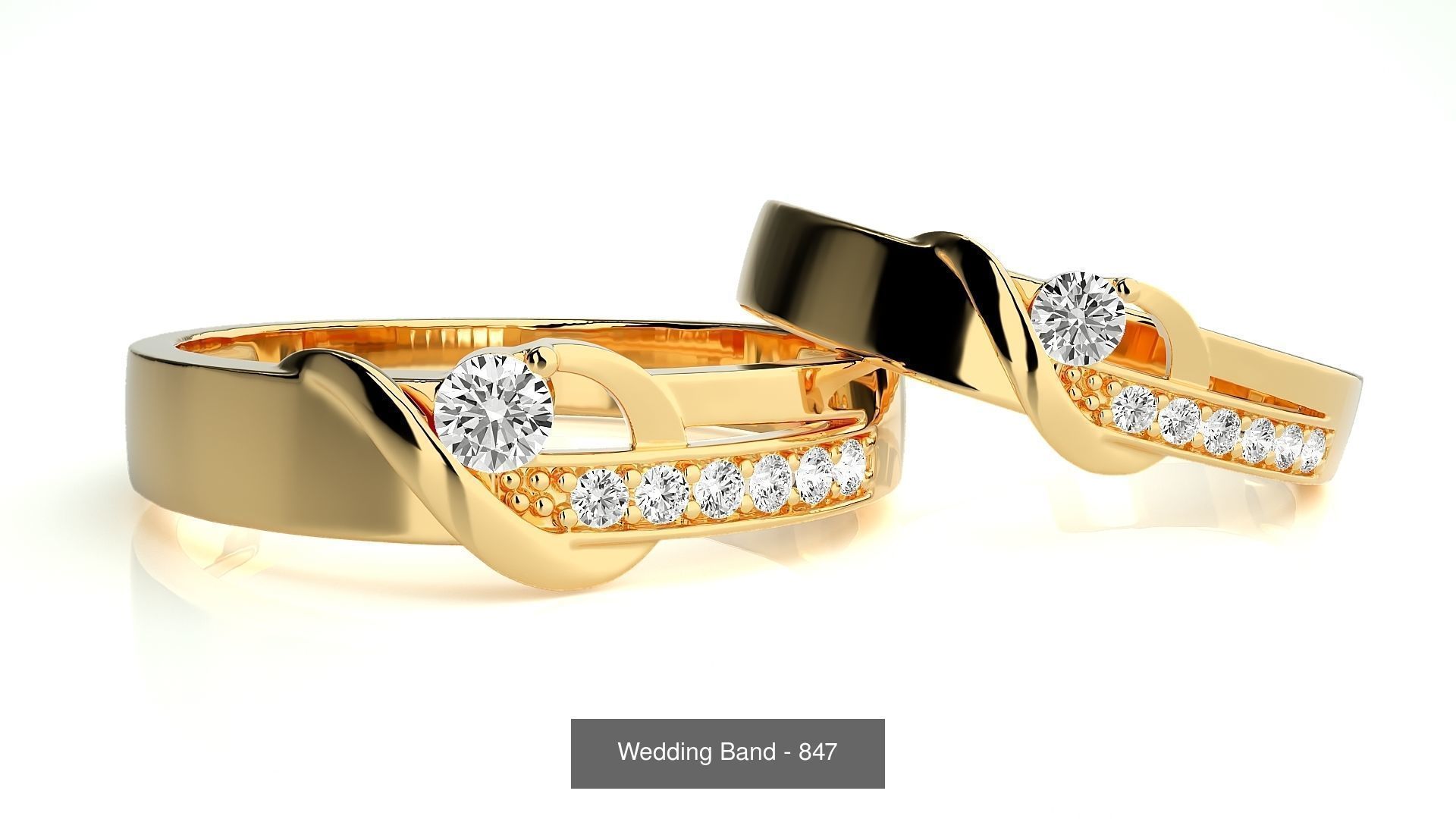 700 Wedding Band 3D Model Collection_175