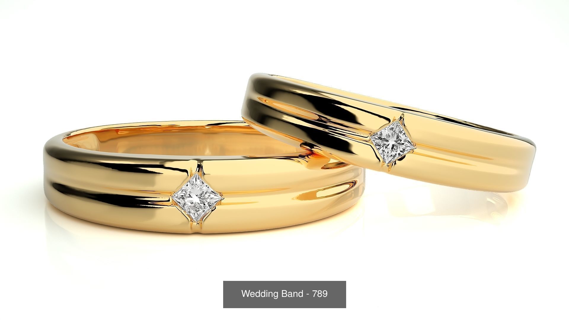 700 Wedding Band 3D Model Collection_143