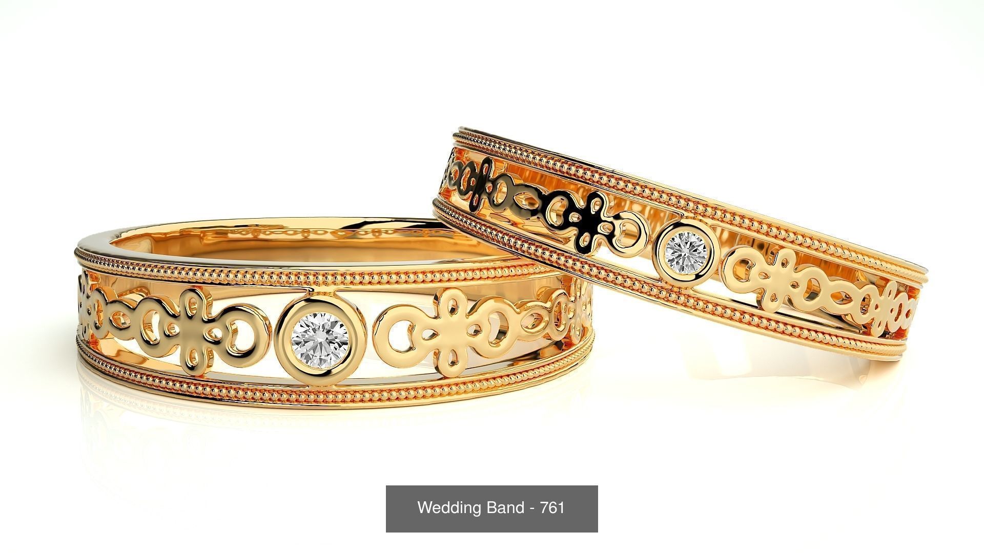 700 Wedding Band 3D Model Collection_87