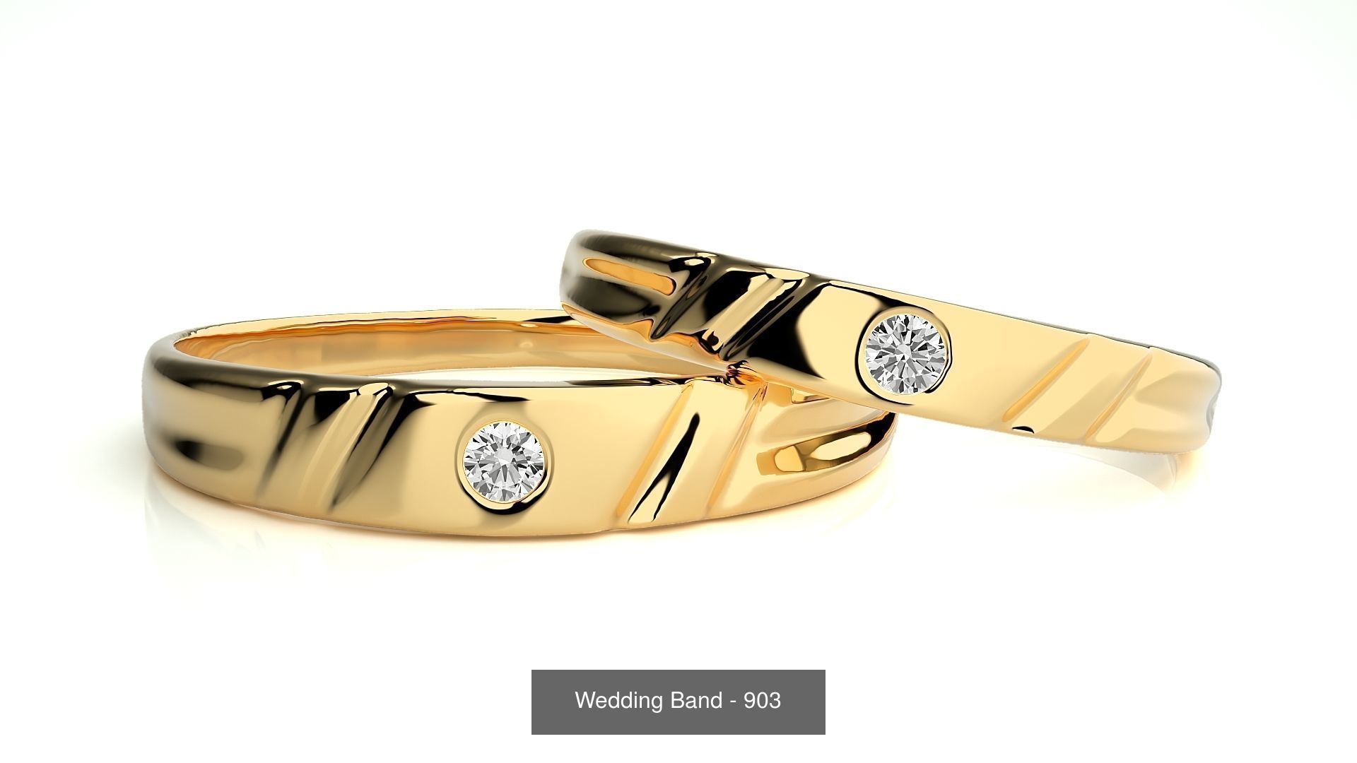 700 Wedding Band 3D Model Collection_246