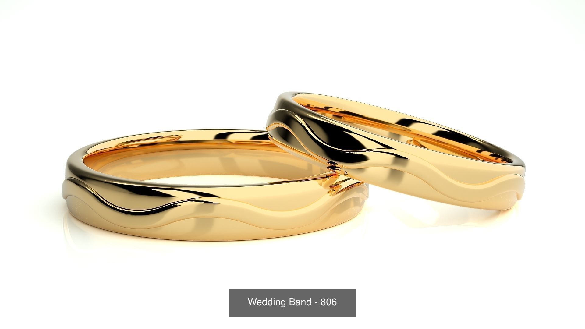 700 Wedding Band 3D Model Collection_160