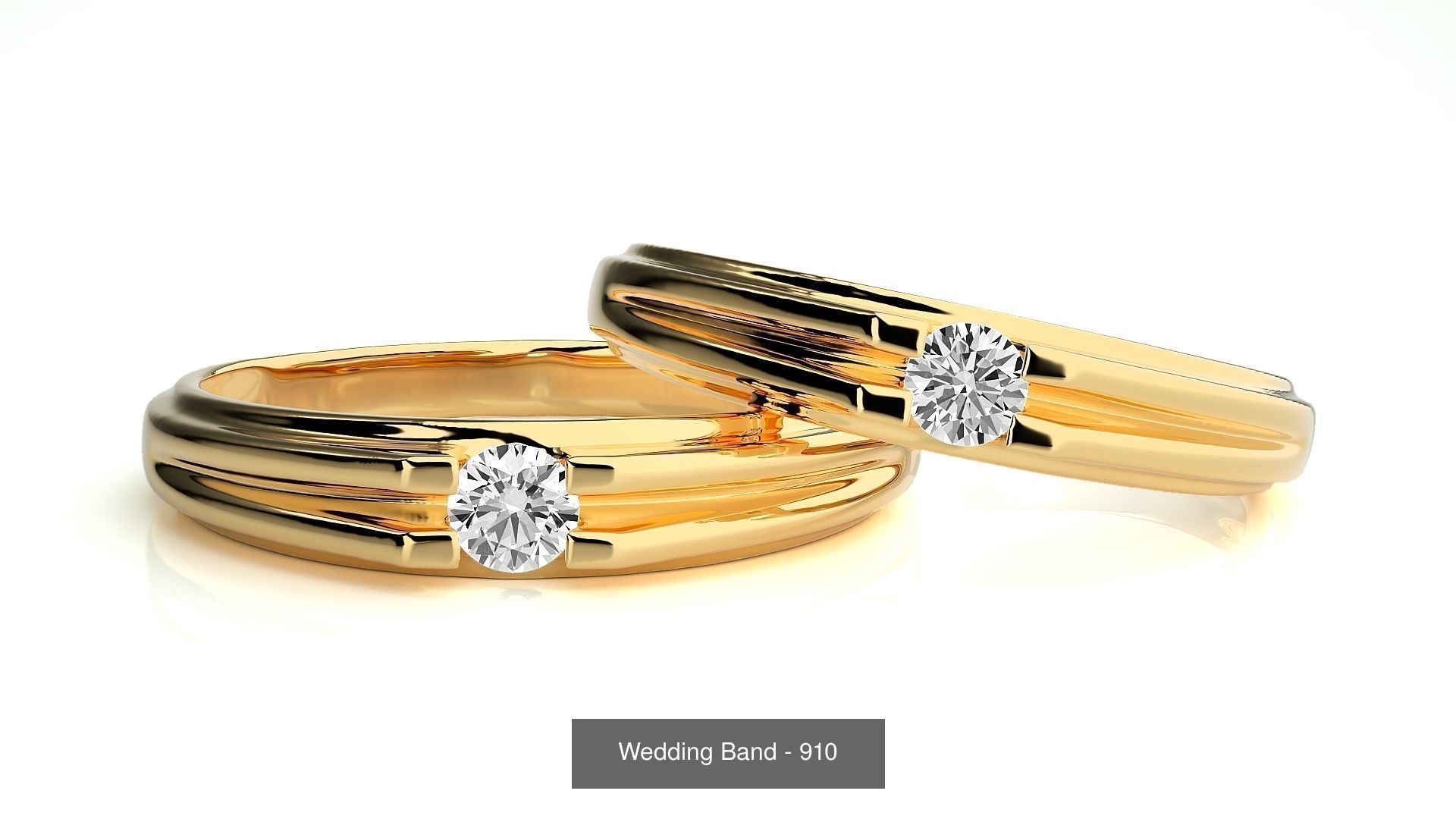 700 Wedding Band 3D Model Collection_253