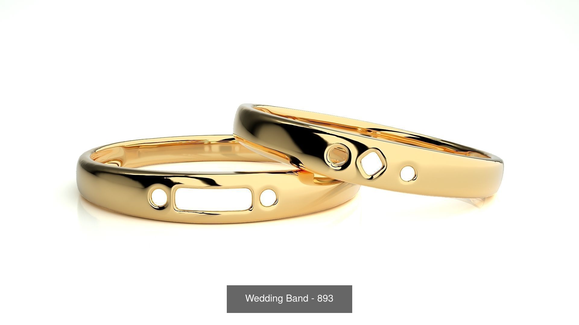 700 Wedding Band 3D Model Collection_228