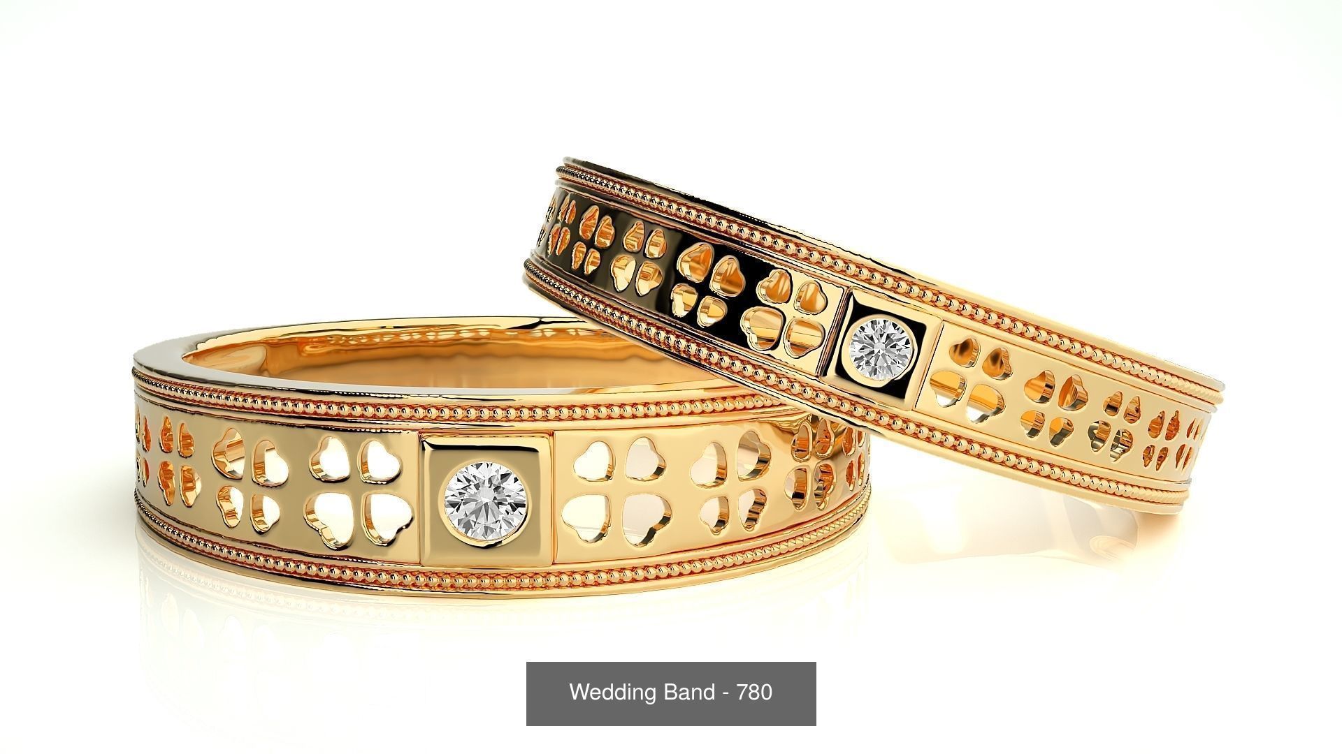 700 Wedding Band 3D Model Collection_134