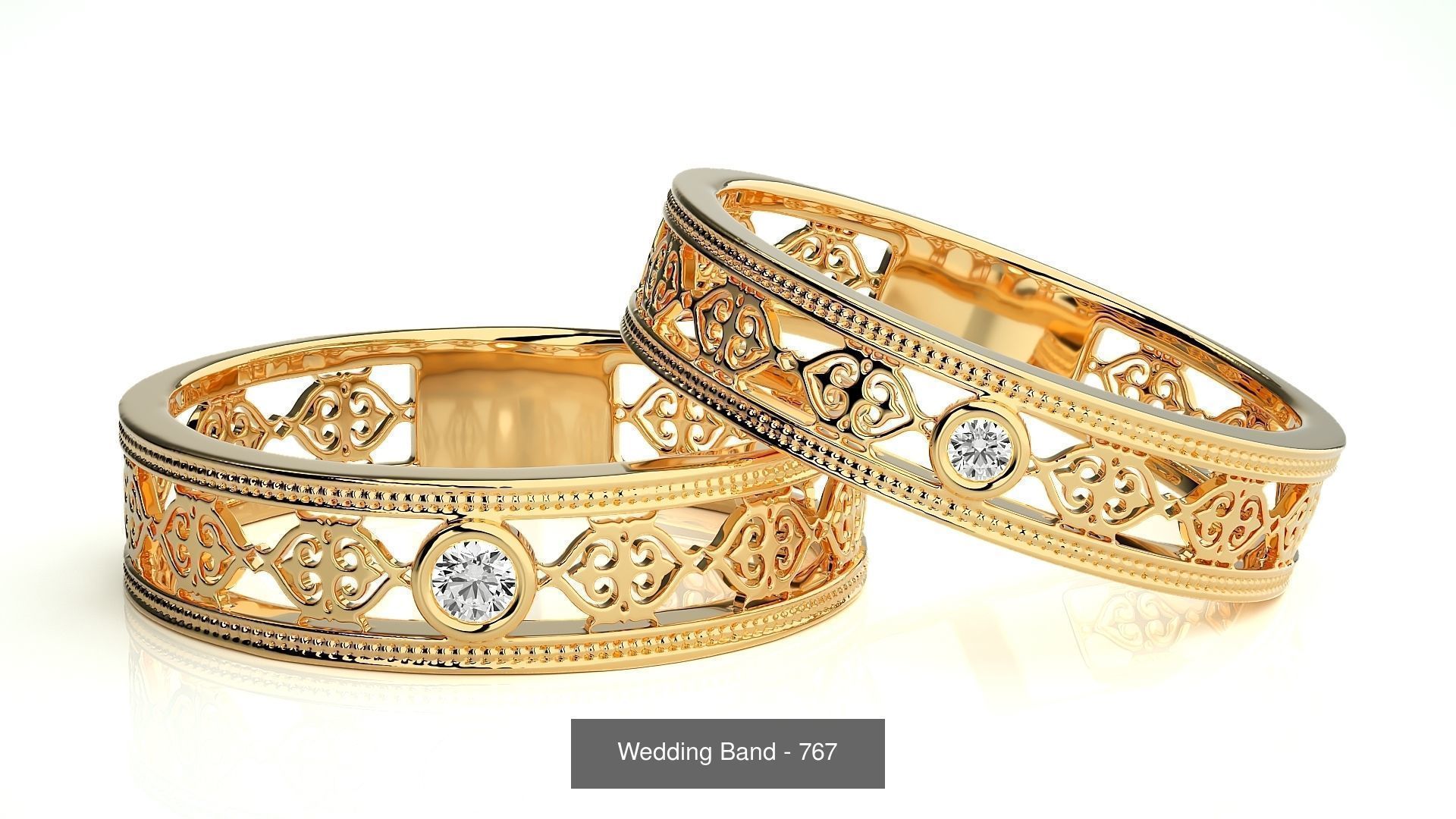 700 Wedding Band 3D Model Collection_102