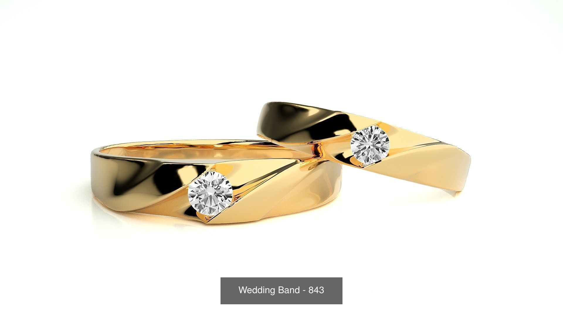 700 Wedding Band 3D Model Collection_171