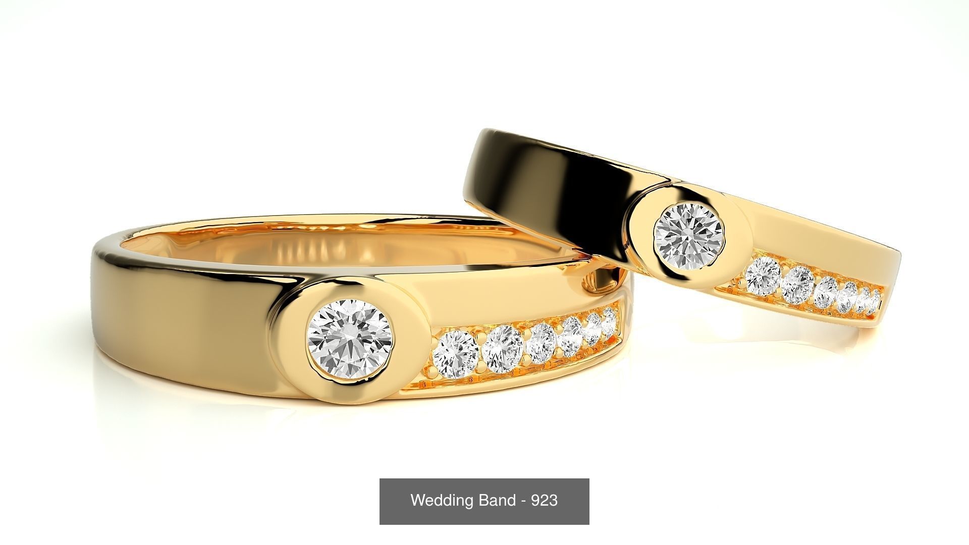 700 Wedding Band 3D Model Collection_266