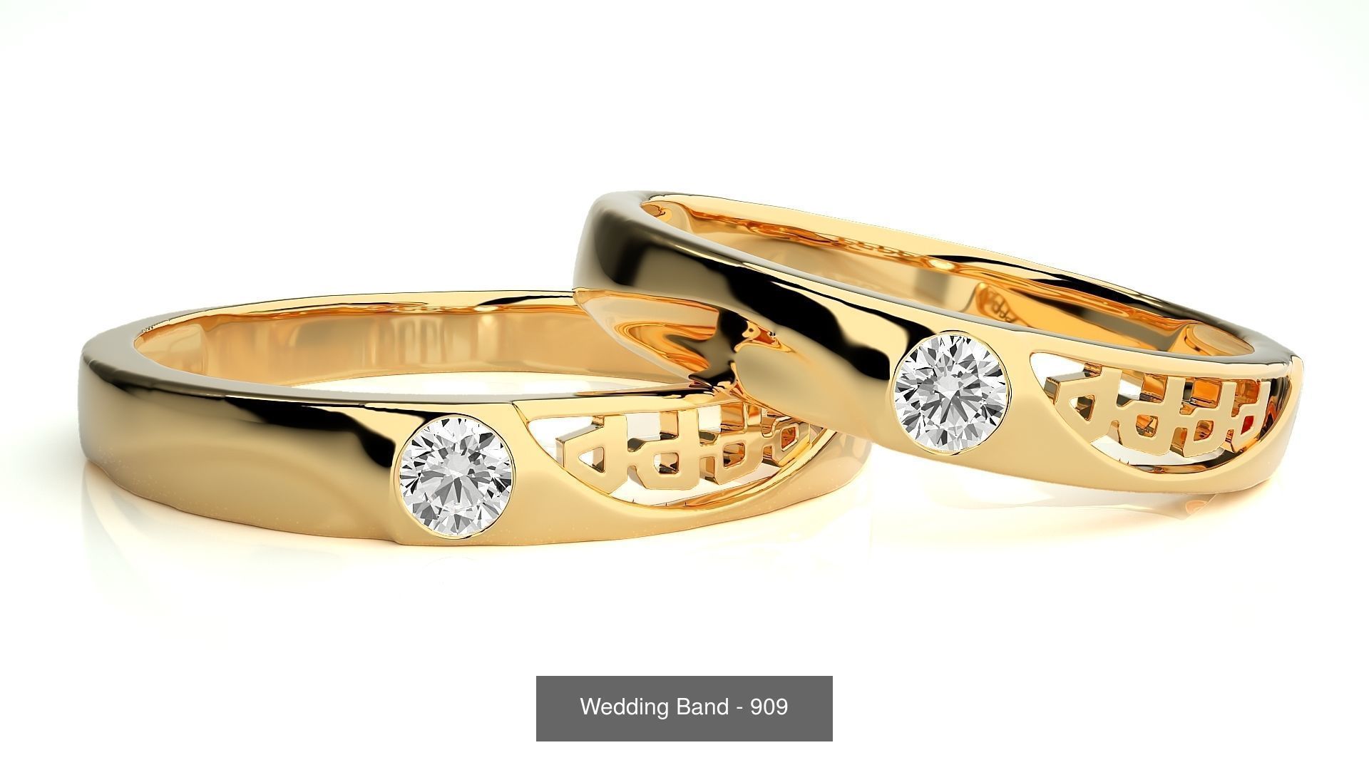 700 Wedding Band 3D Model Collection_252