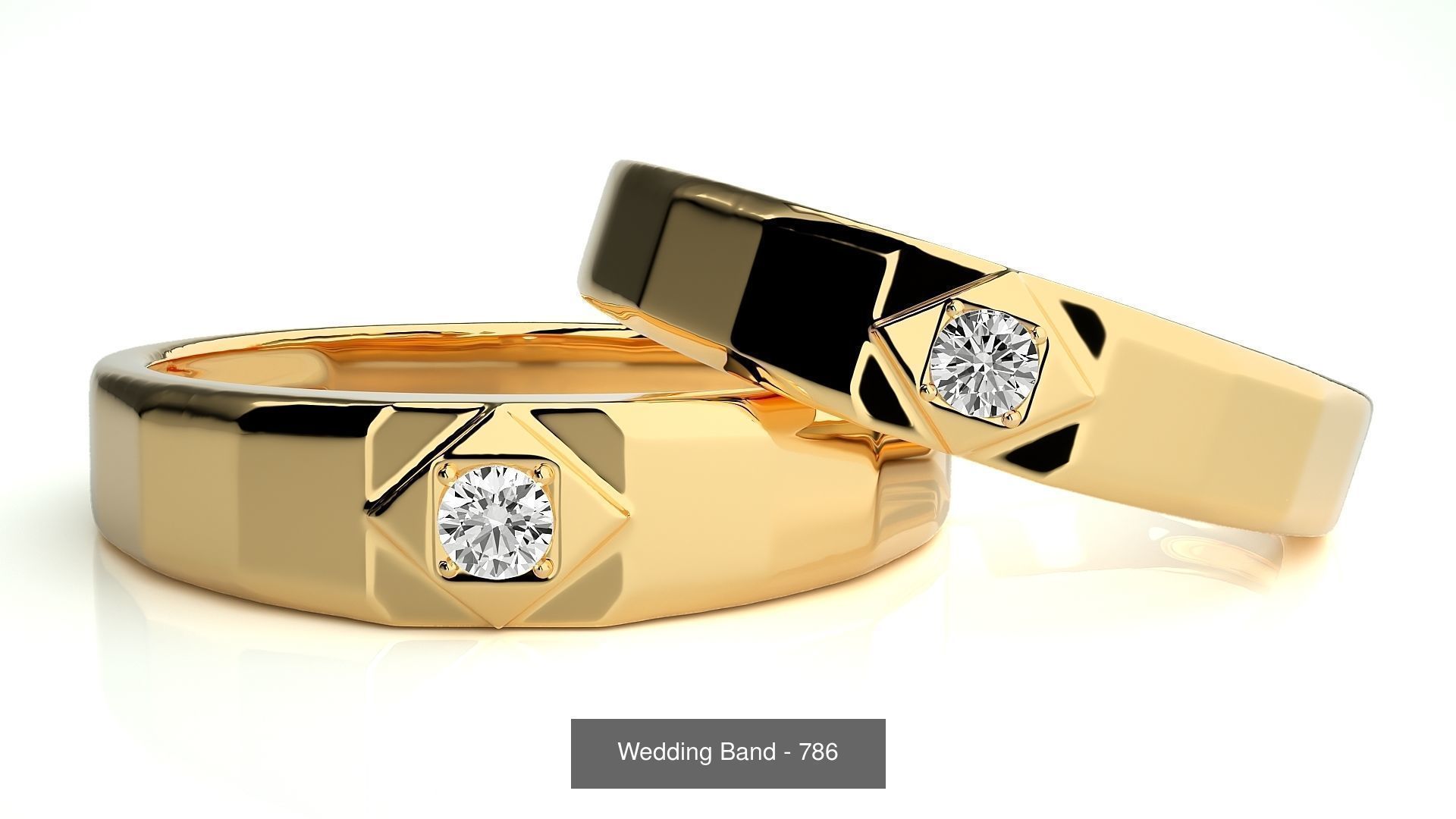700 Wedding Band 3D Model Collection_140