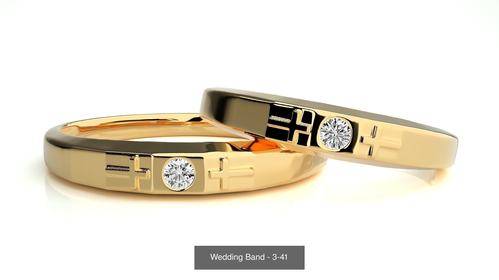 700 Wedding Band 3D Model Collection_36