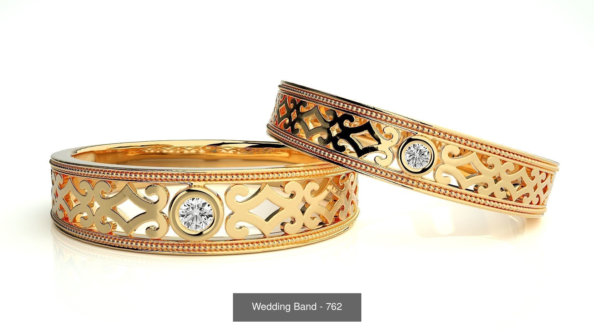 700 Wedding Band 3D Model Collection_90