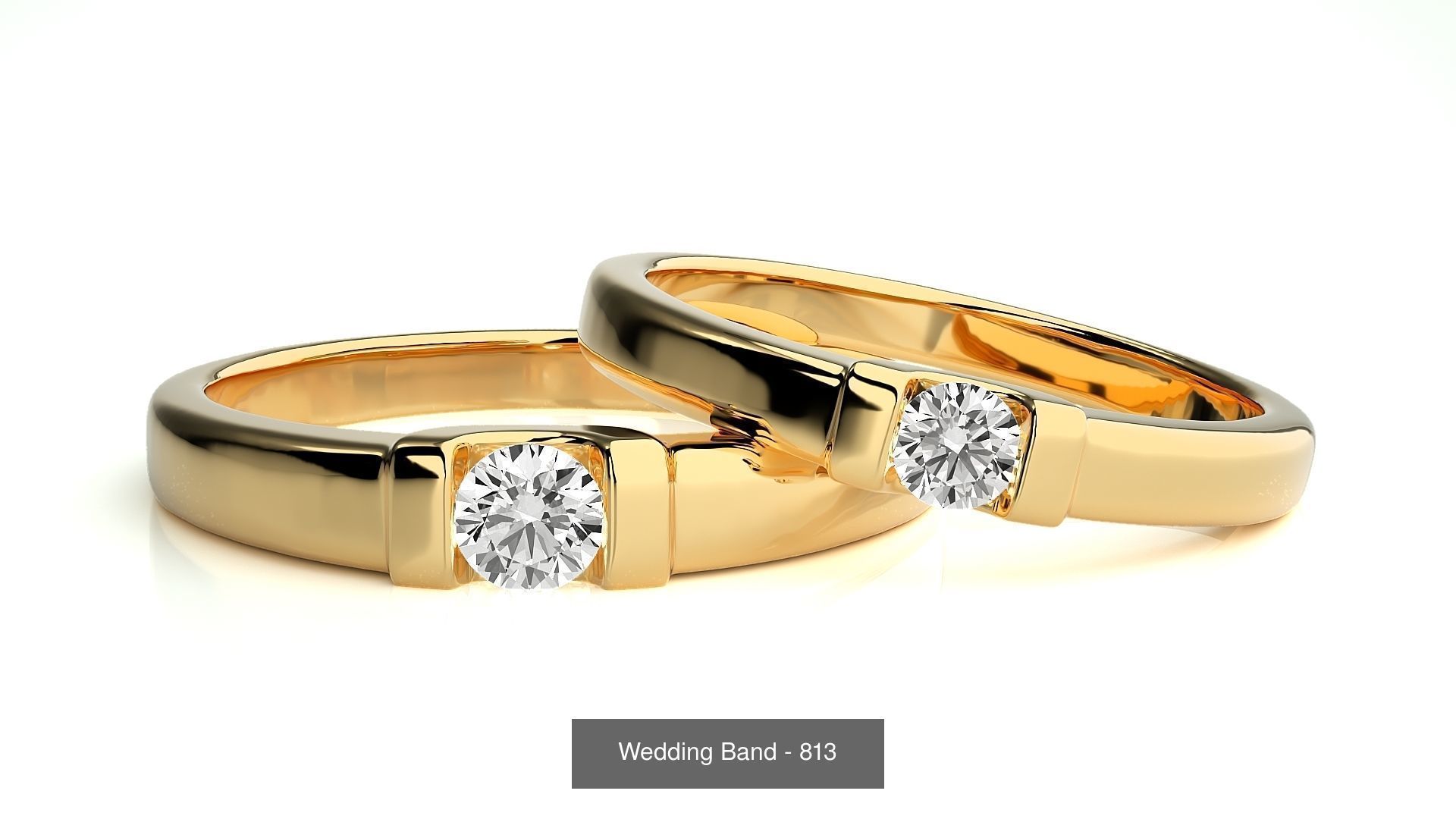 700 Wedding Band 3D Model Collection_167