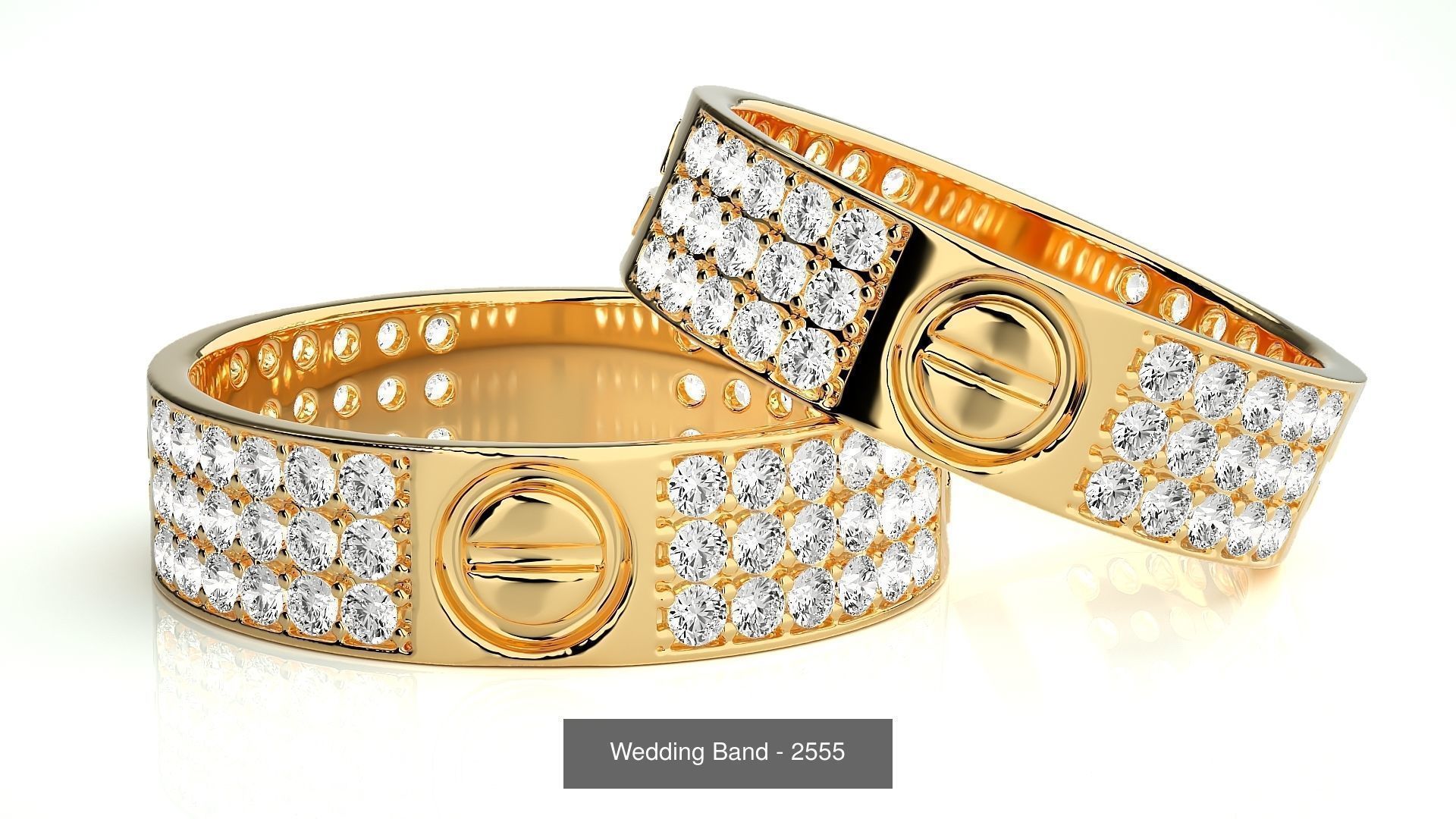 700 Wedding Band 3D Model Collection_241