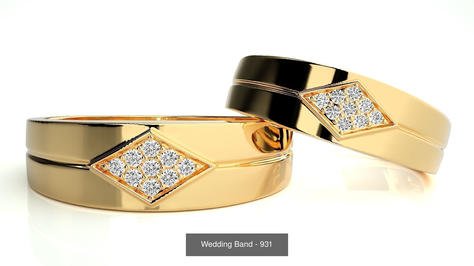 700 Wedding Band 3D Model Collection_269