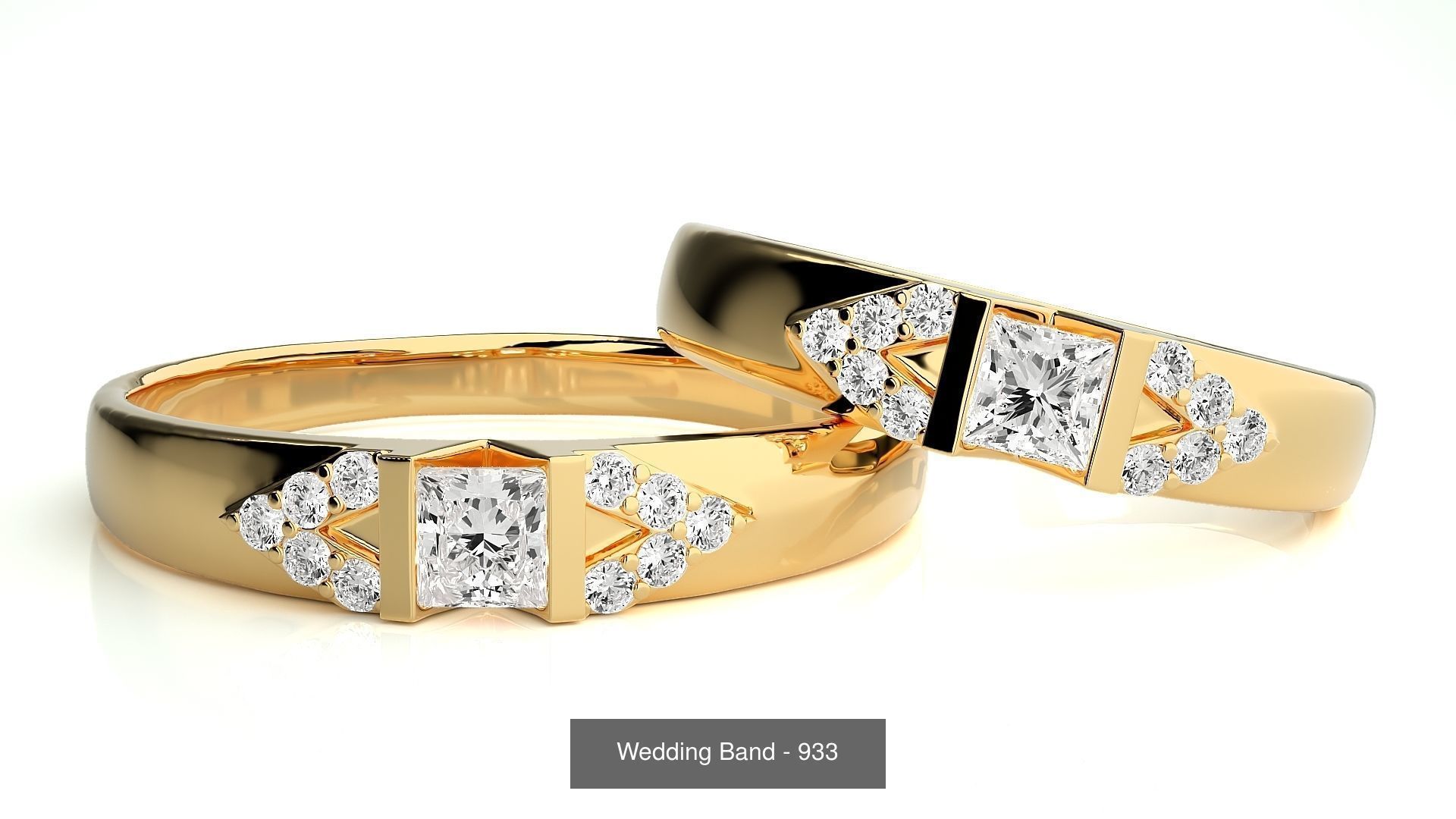 700 Wedding Band 3D Model Collection_270