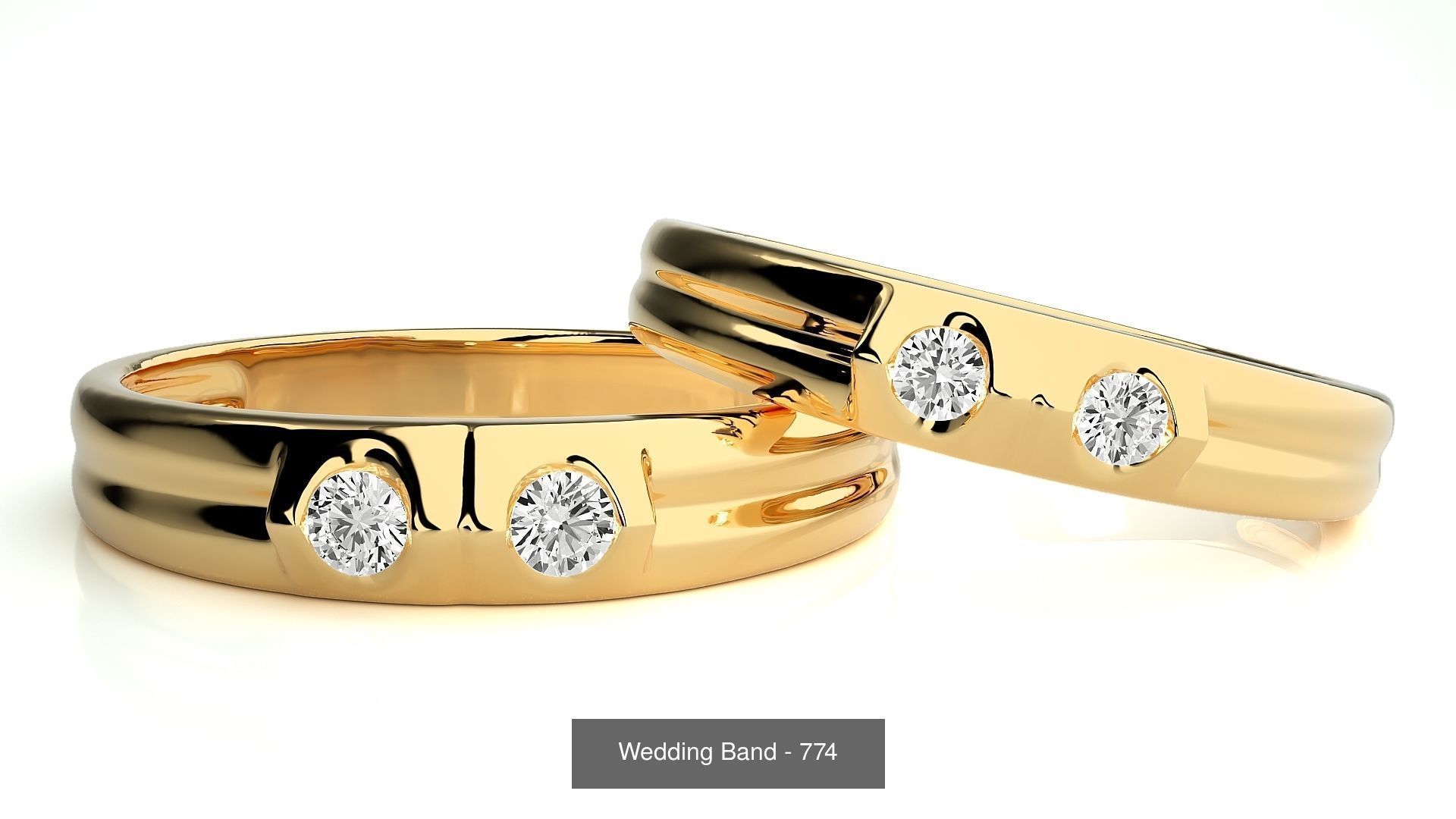 700 Wedding Band 3D Model Collection_123