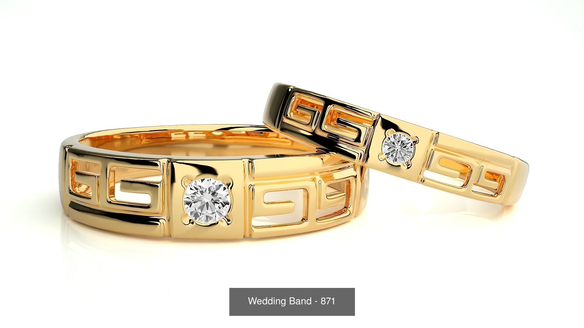 700 Wedding Band 3D Model Collection_198
