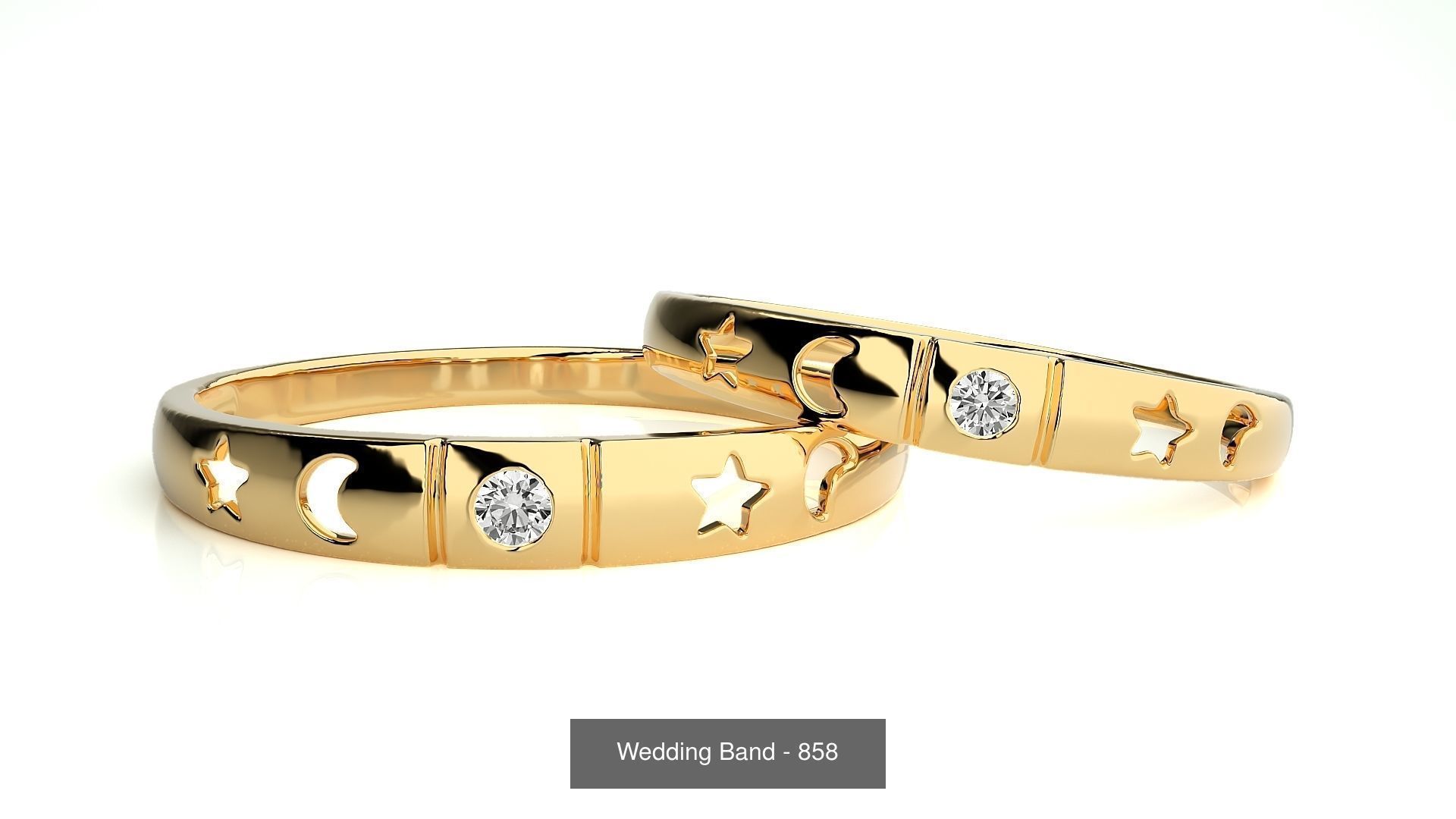 700 Wedding Band 3D Model Collection_186