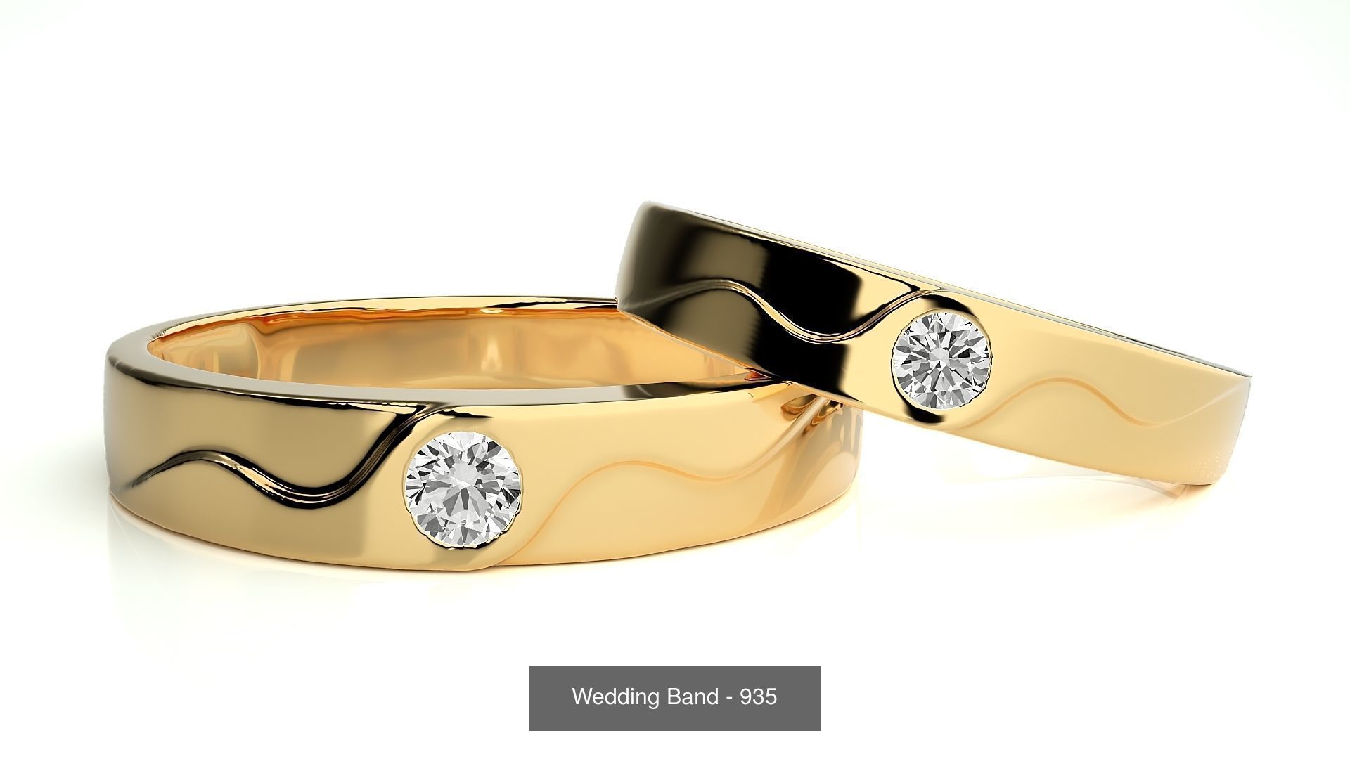 700 Wedding Band 3D Model Collection_272
