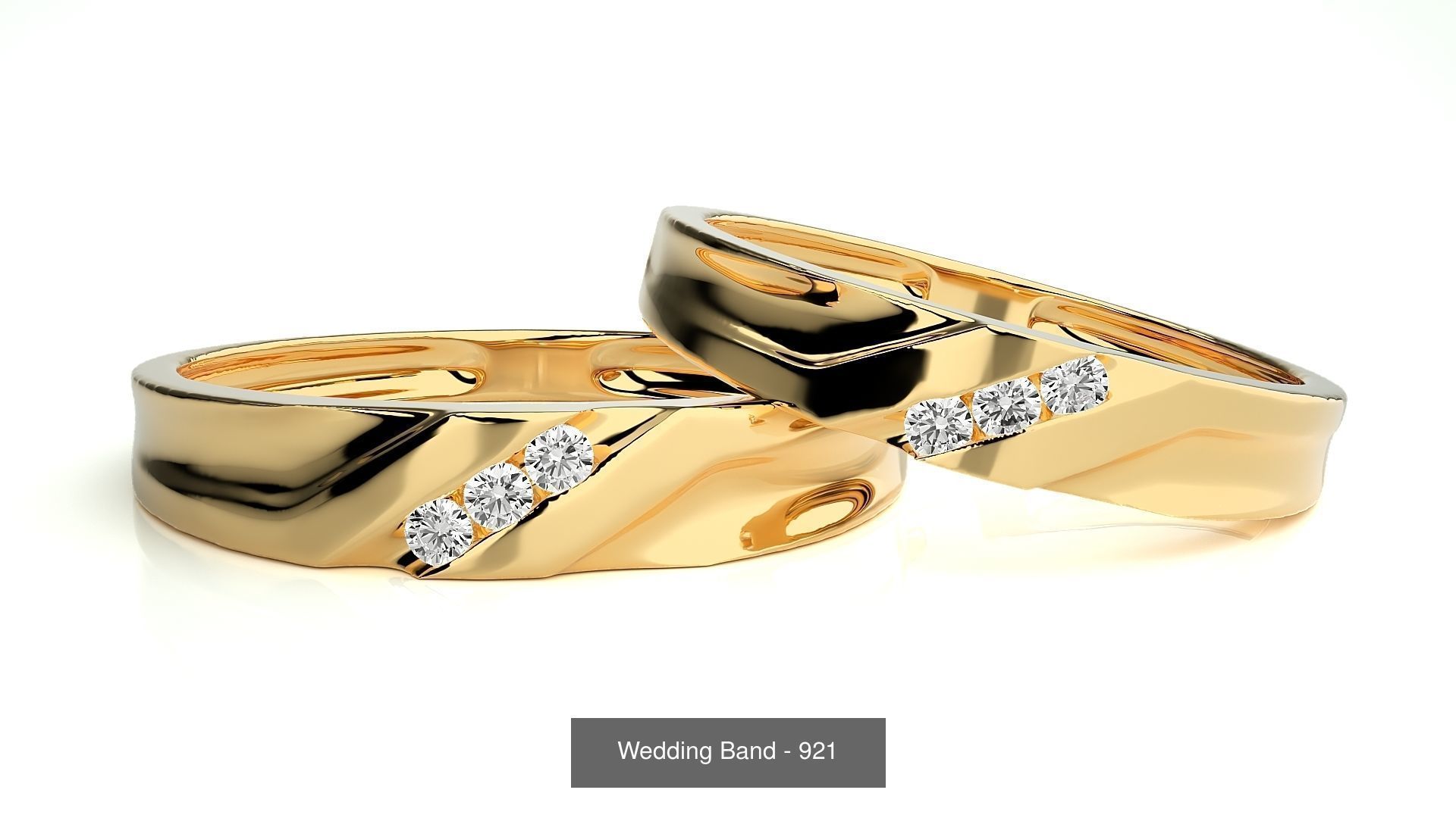 700 Wedding Band 3D Model Collection_264