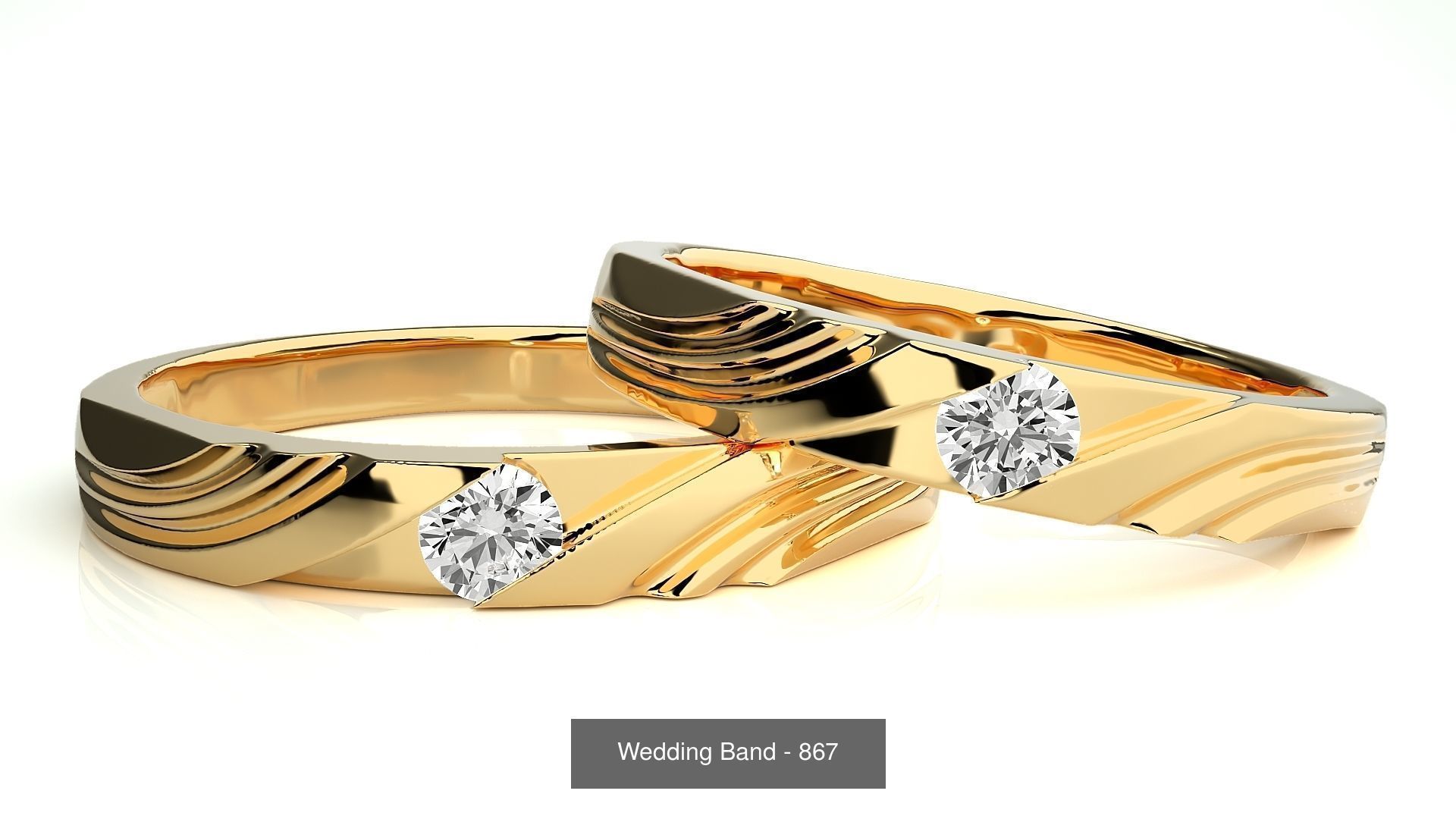 700 Wedding Band 3D Model Collection_195