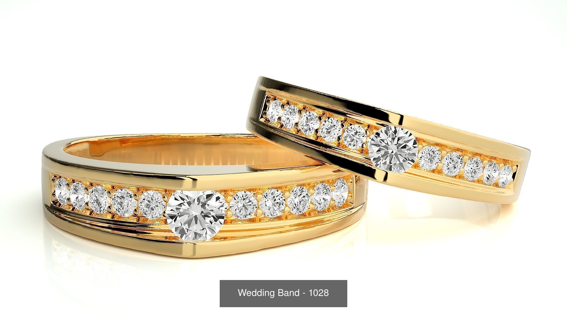 700 Wedding Band 3D Model Collection_237