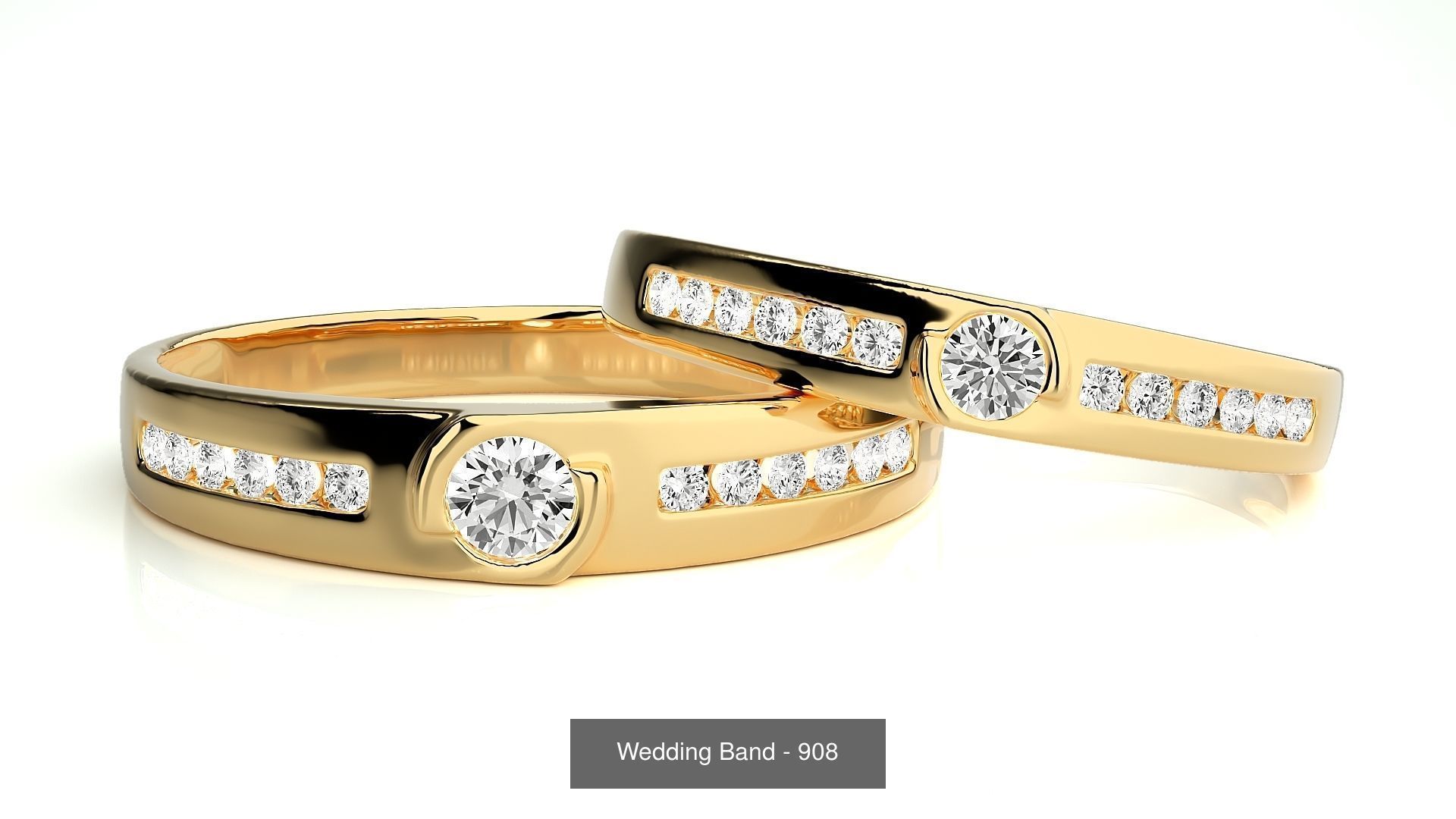 700 Wedding Band 3D Model Collection_251