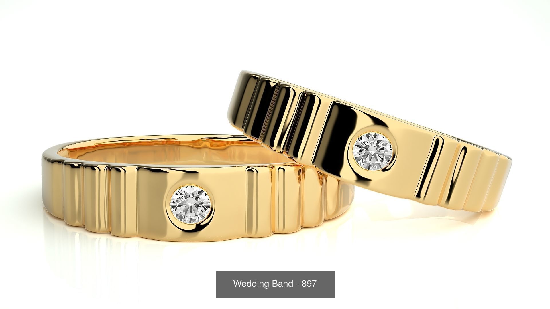 700 Wedding Band 3D Model Collection_232