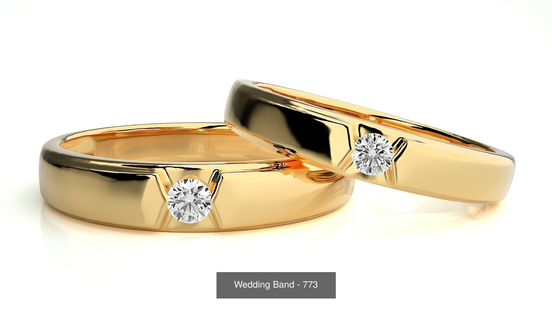 700 Wedding Band 3D Model Collection_120