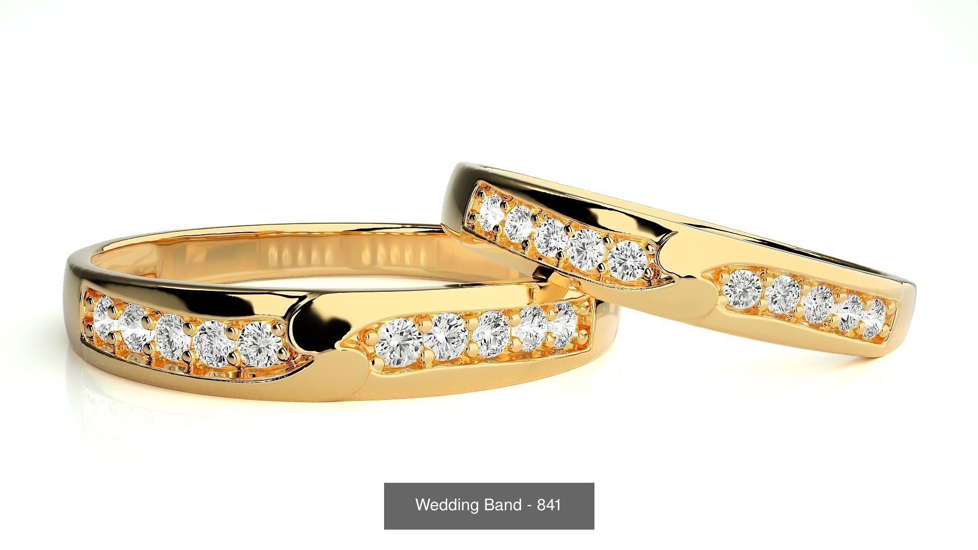 700 Wedding Band 3D Model Collection_169