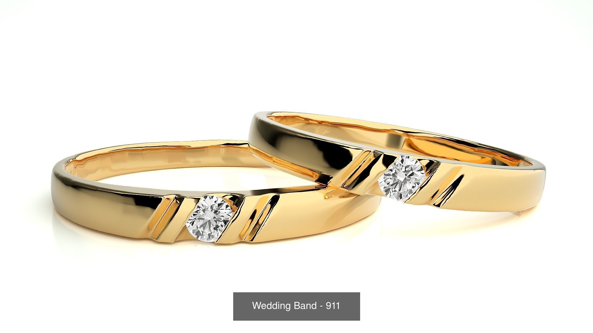 700 Wedding Band 3D Model Collection_254